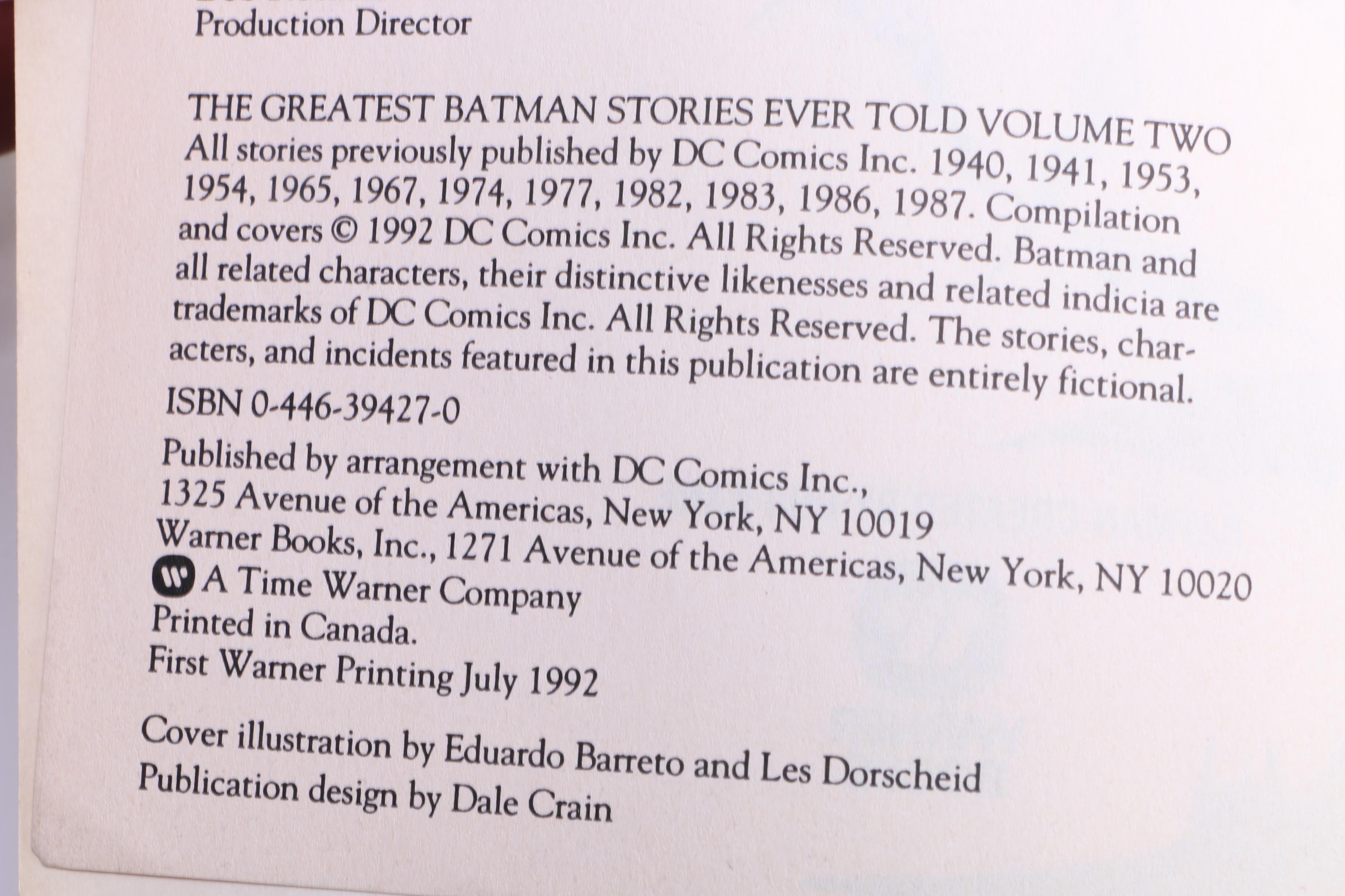 Collection of Batman Comics