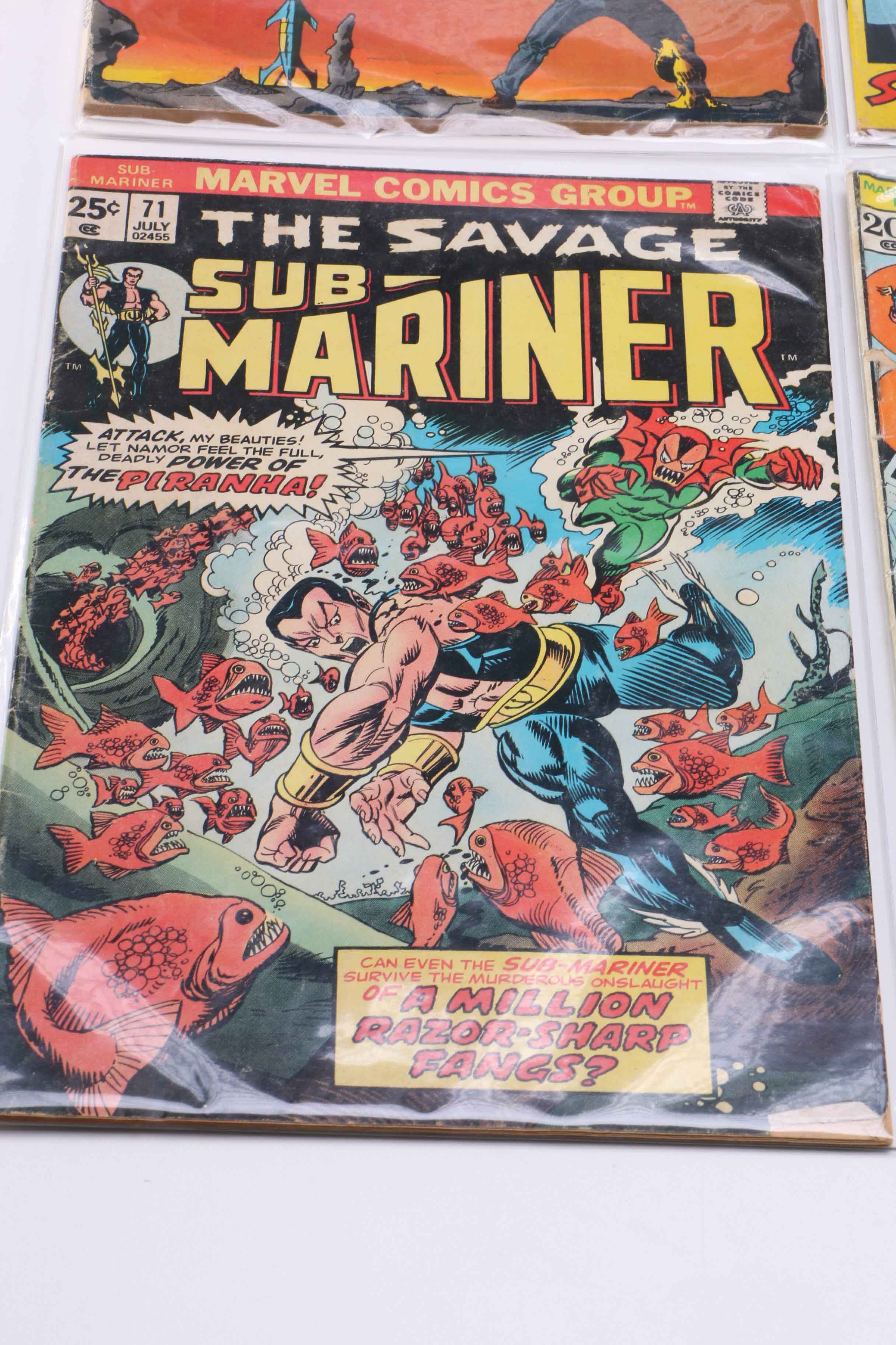 1970s Marvel Comic Books Including "Marvel Feature Presents: The Defenders"