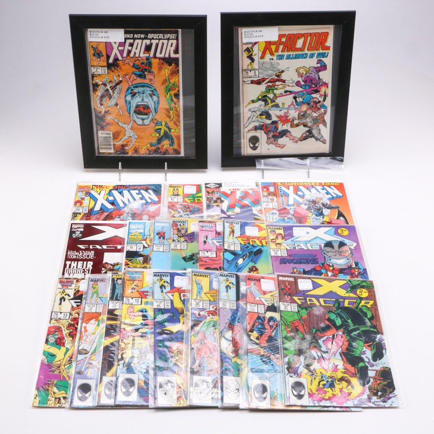 Marvel X-Factor and Uncanny X-Men Comic Books