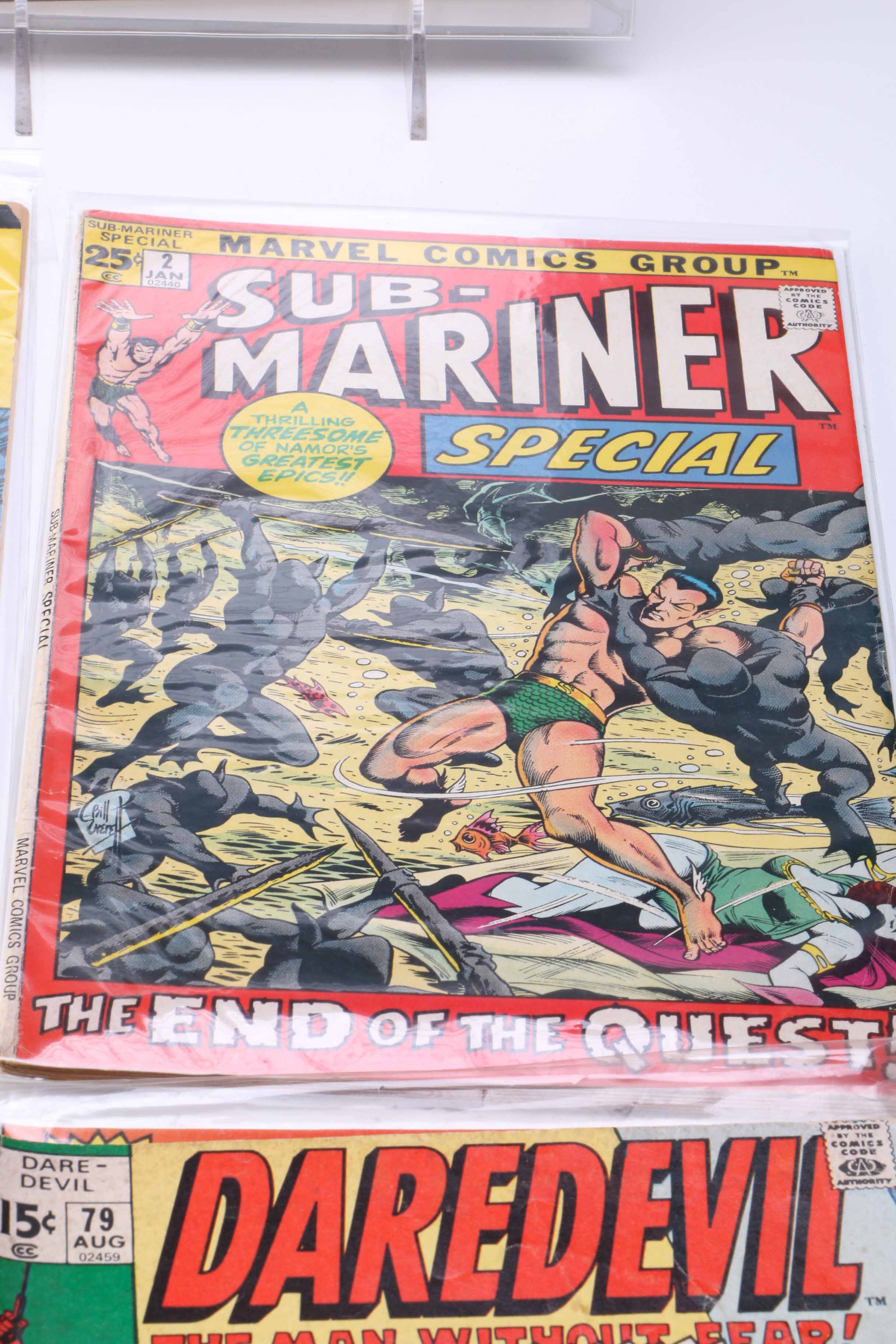 1970s Marvel Comic Books Including "Marvel Feature Presents: The Defenders"