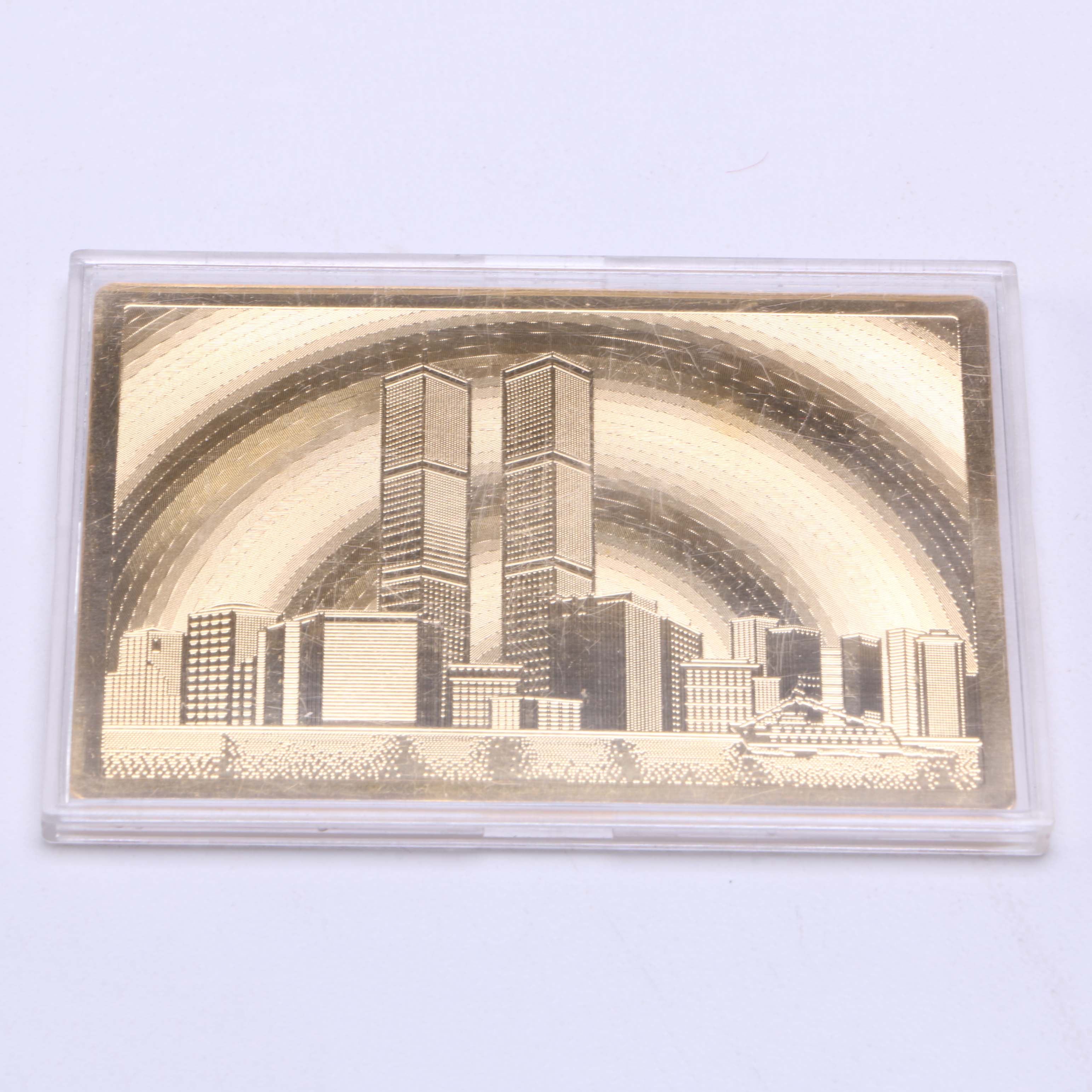 Gold Plated World Trade Center Collector's Card