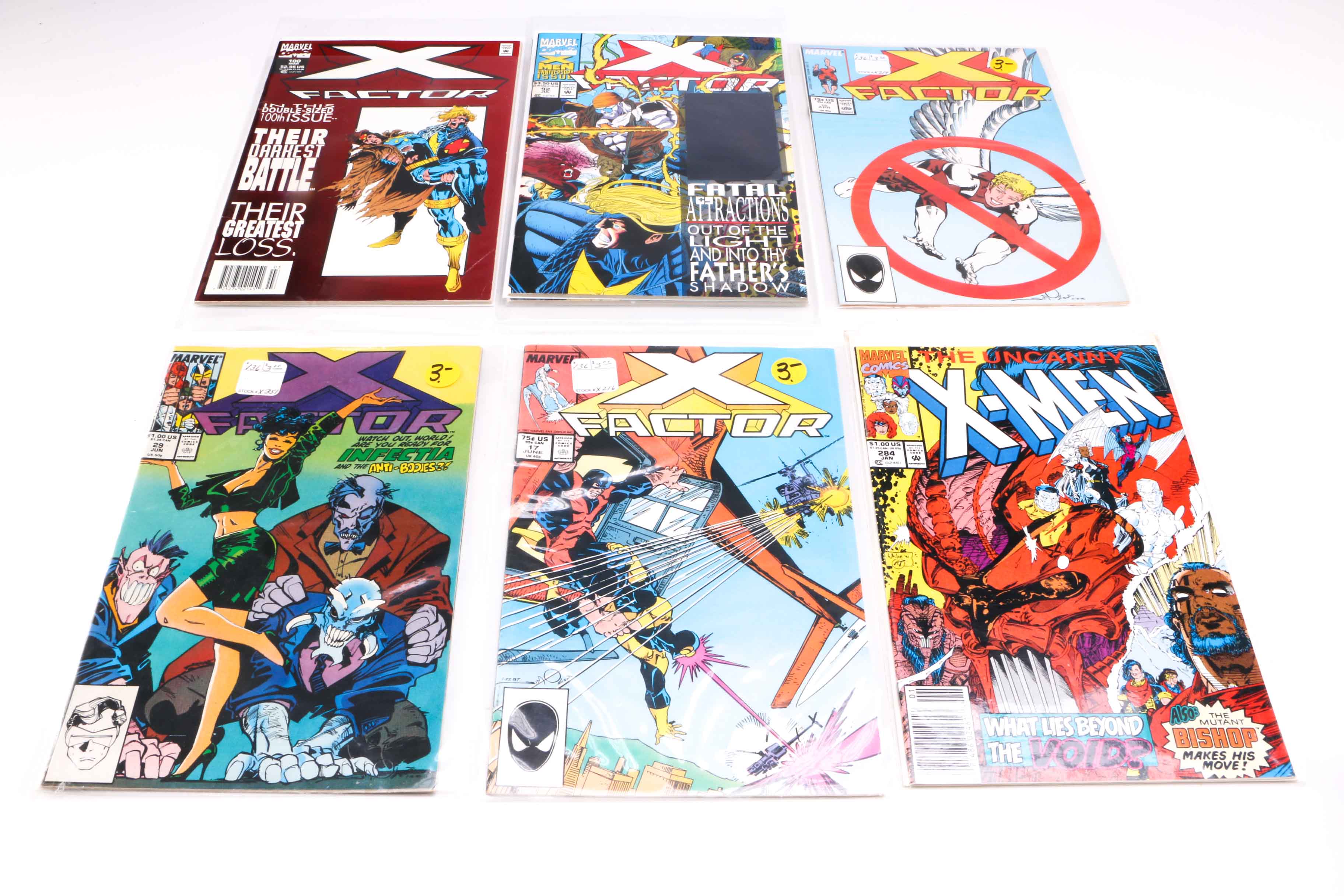 Marvel X-Factor and Uncanny X-Men Comic Books