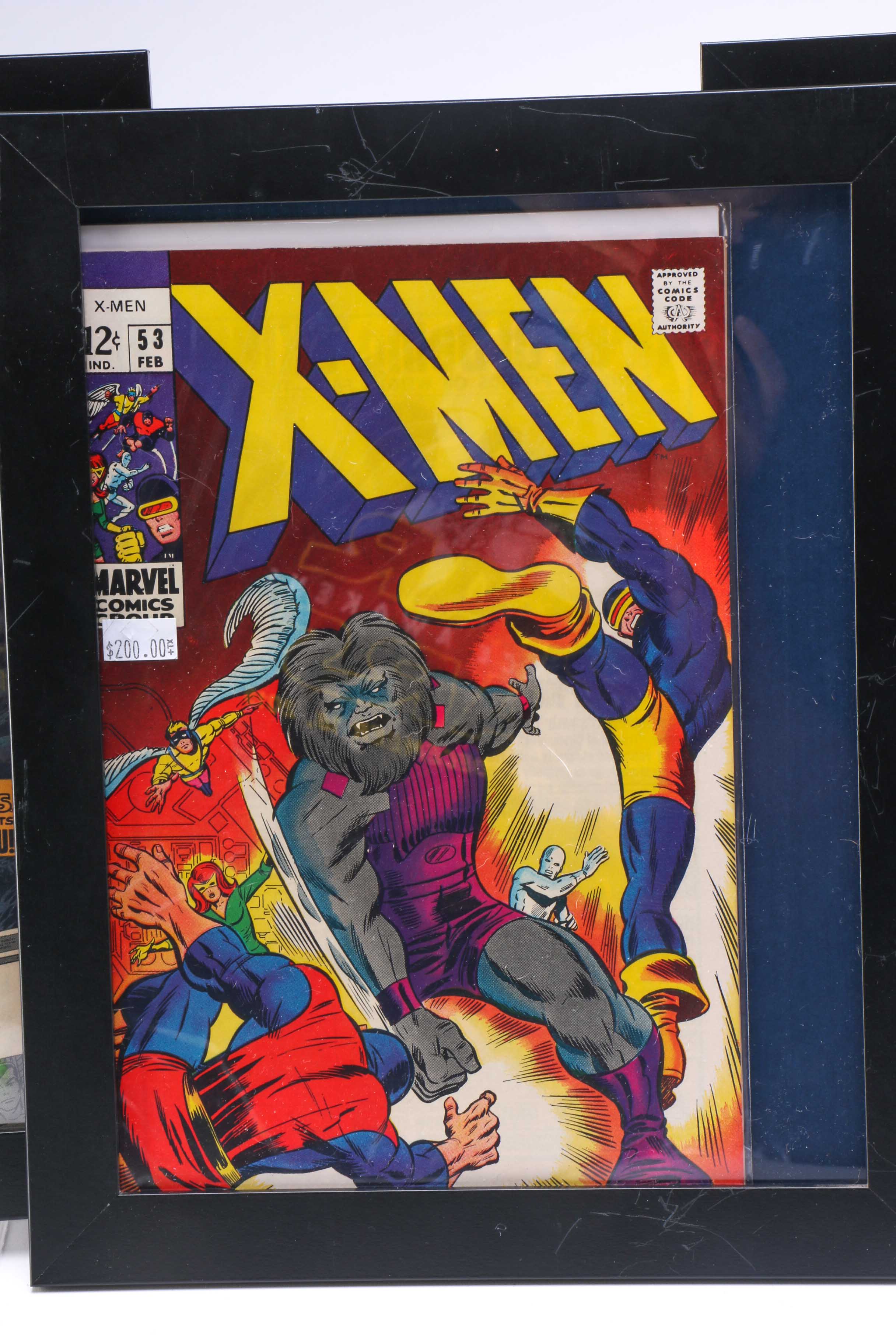 Framed 1960s Marvel Comic Books