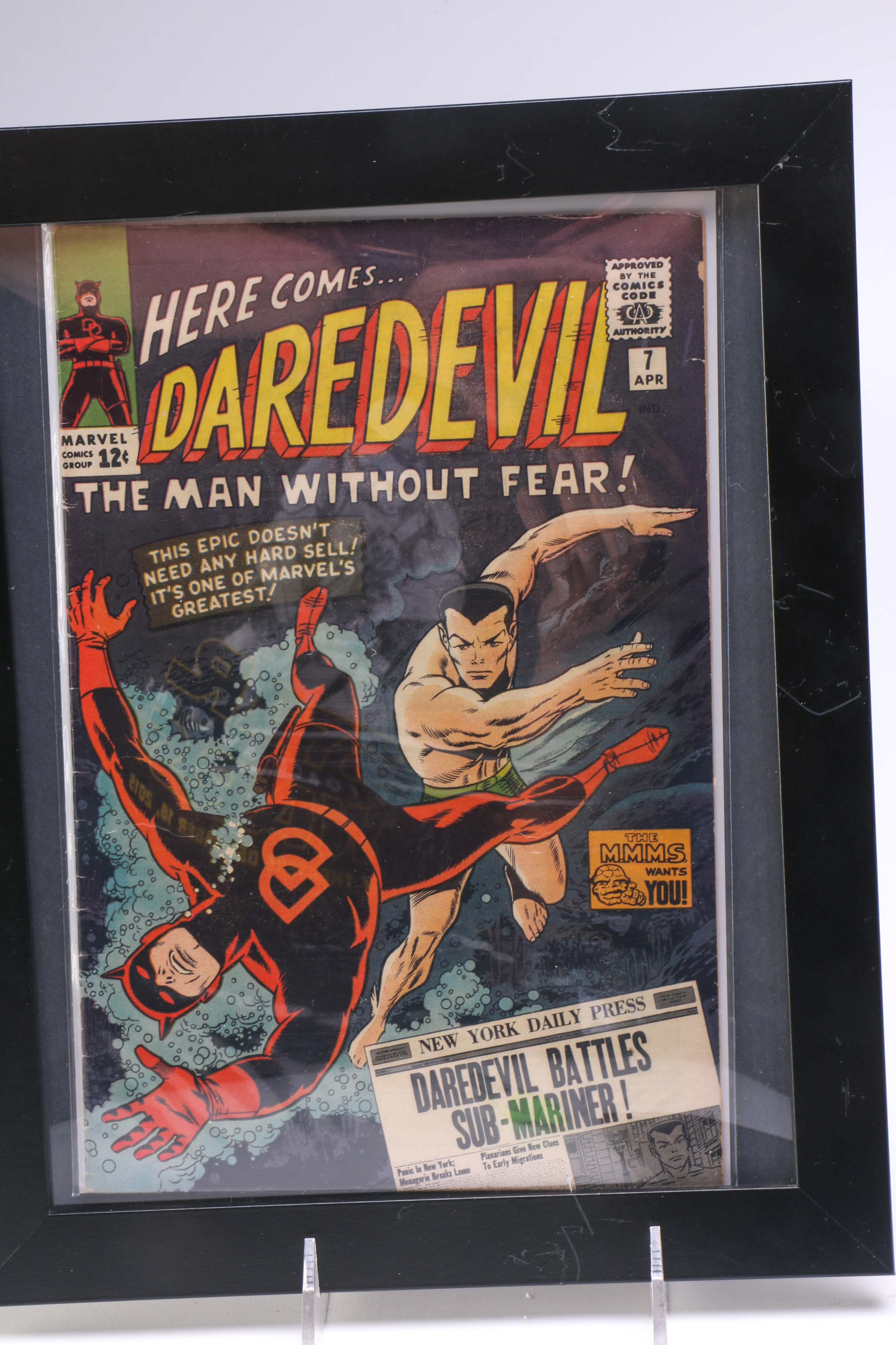 Framed 1960s Marvel Comic Books