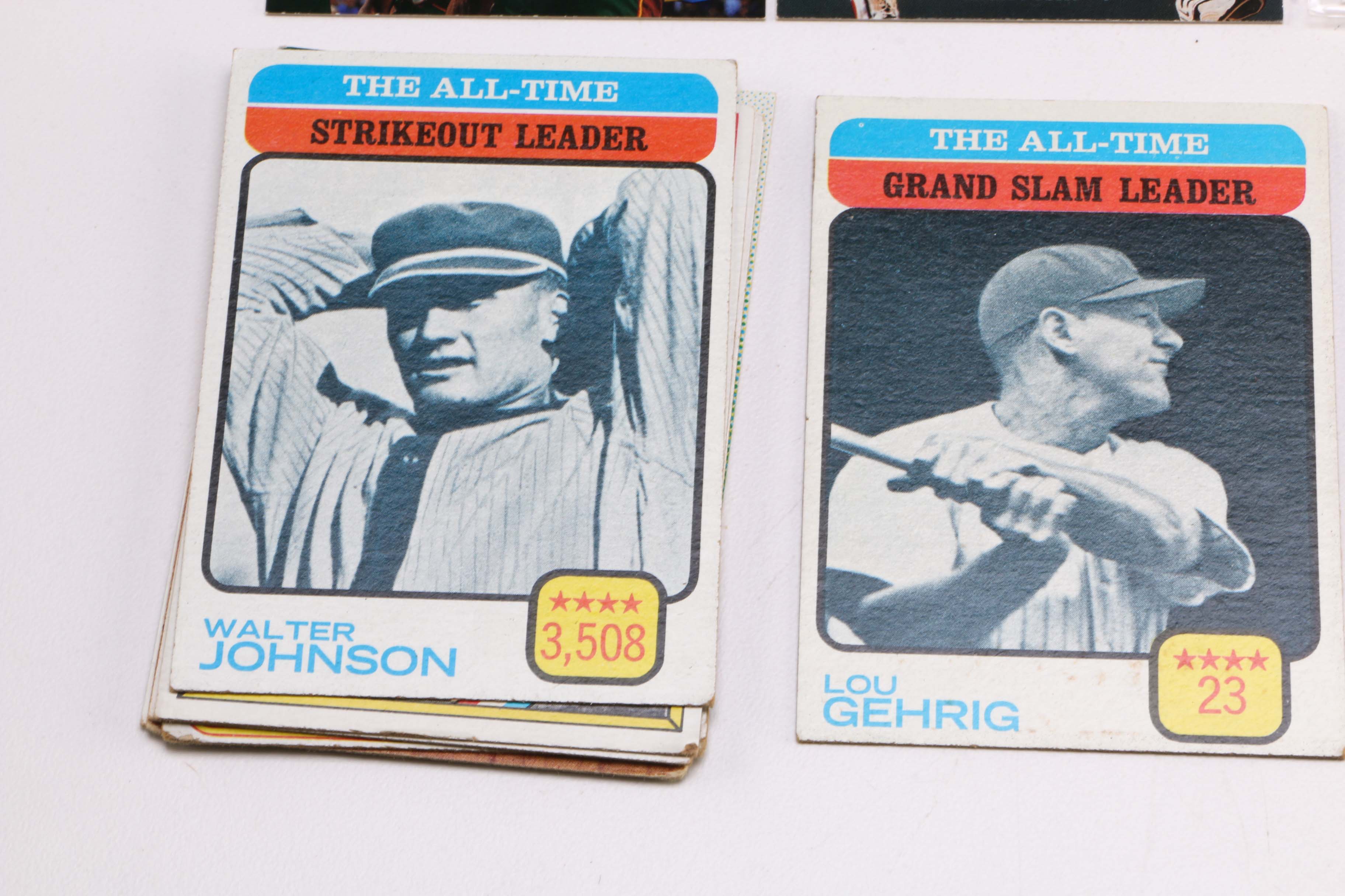 Assortment of Baseball and Basketball Cards