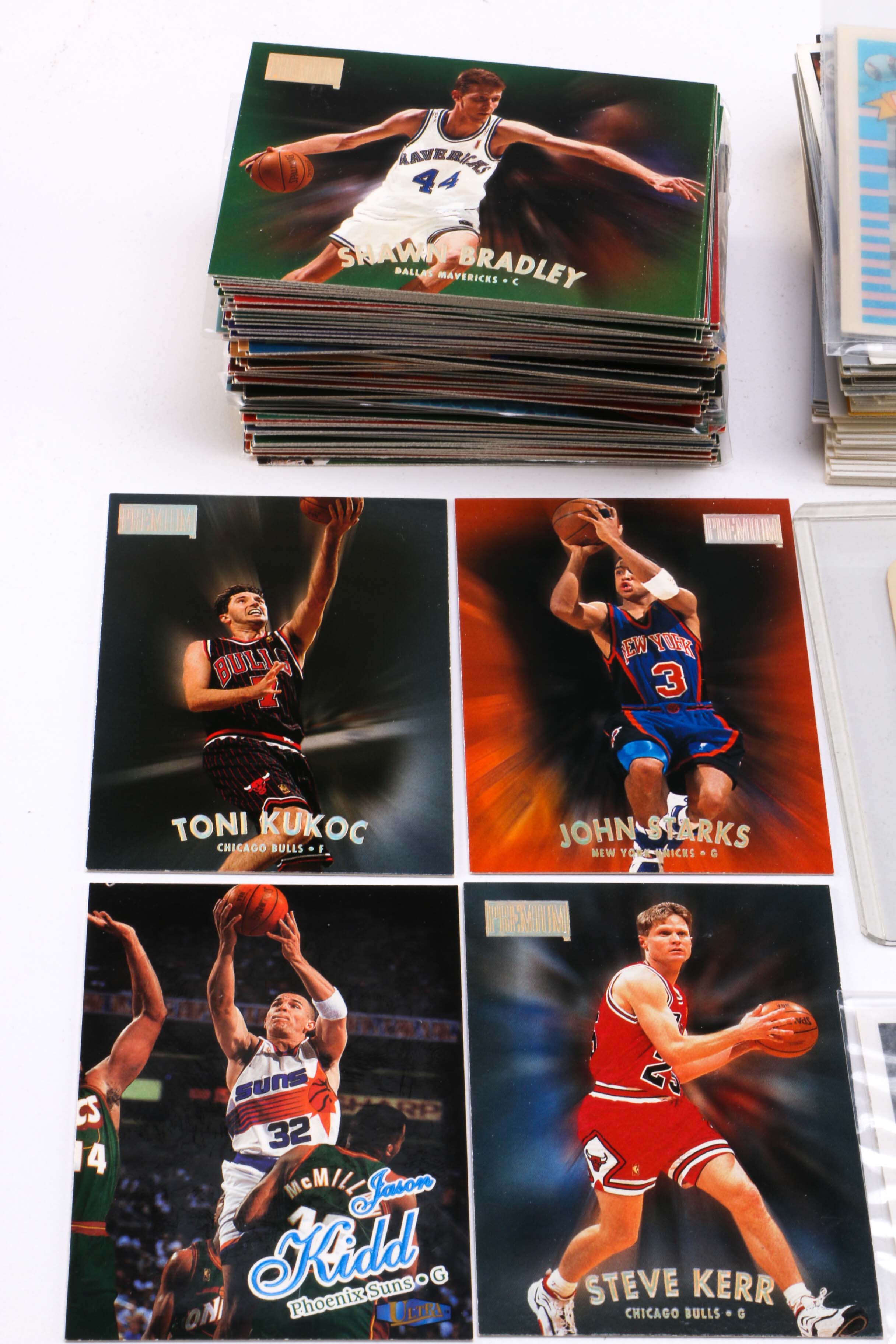 Assortment of Baseball and Basketball Cards