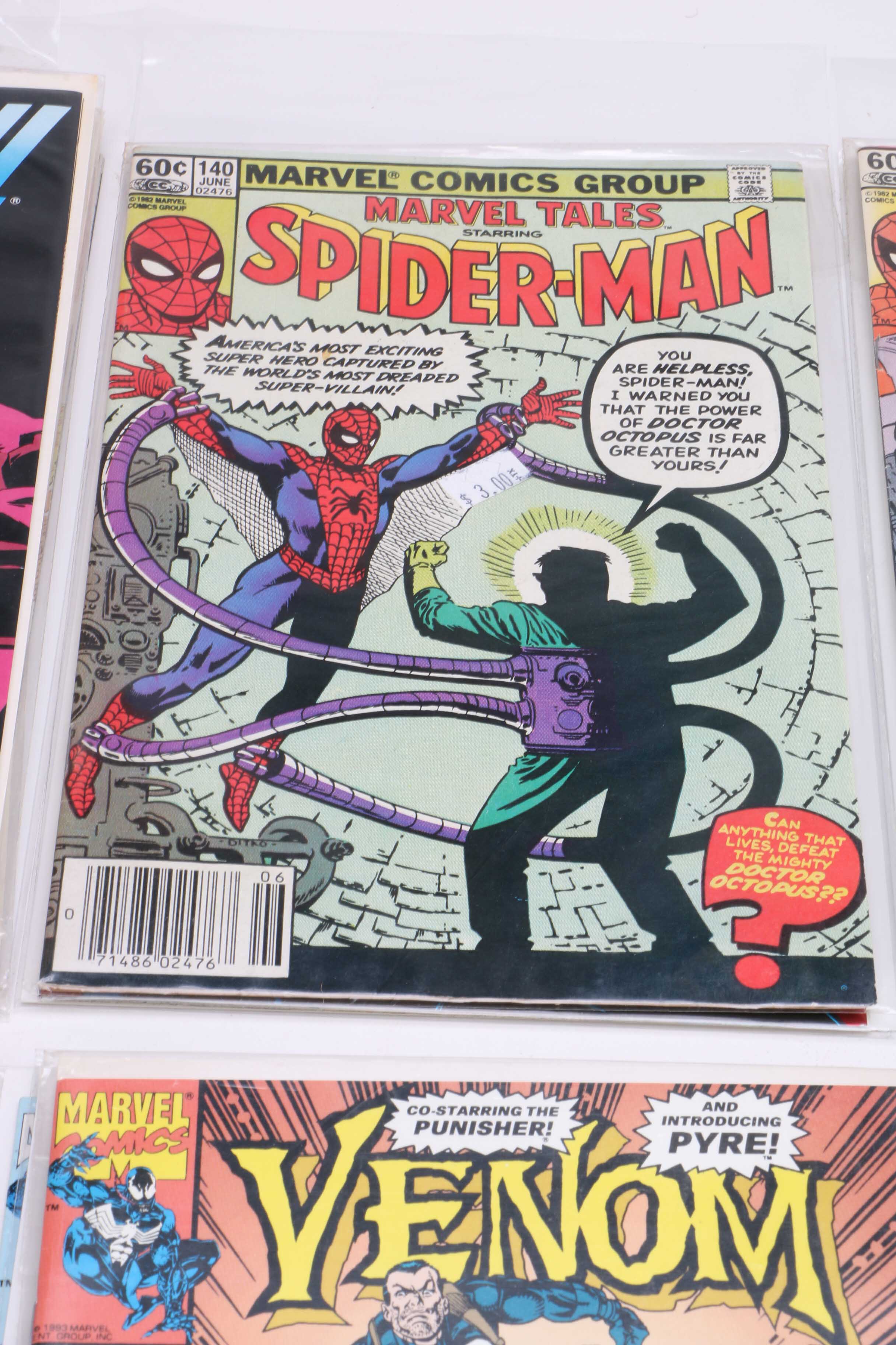 Marvel Comics Including Spider-Man and Venom