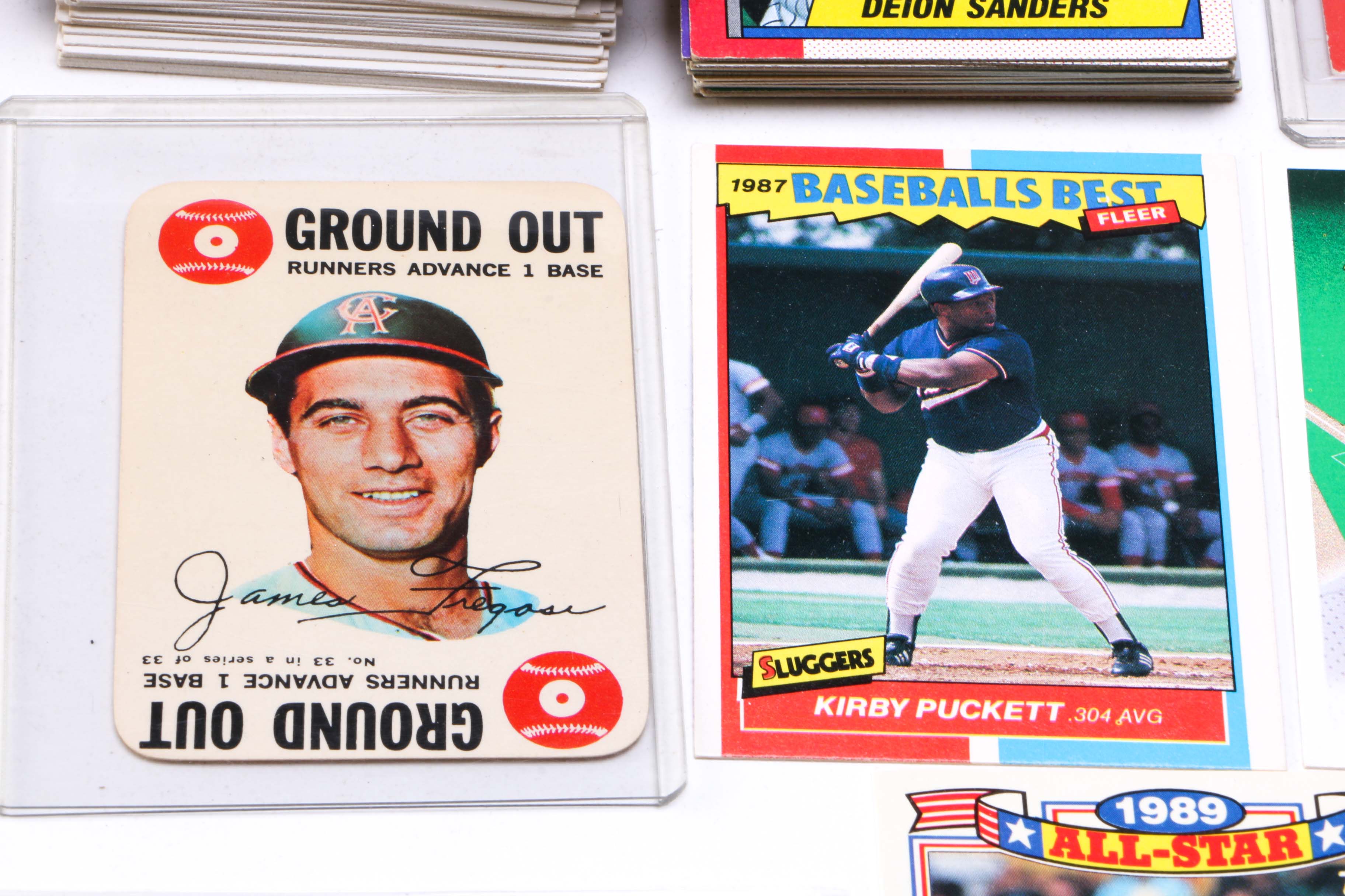 Assortment of Baseball and Basketball Cards