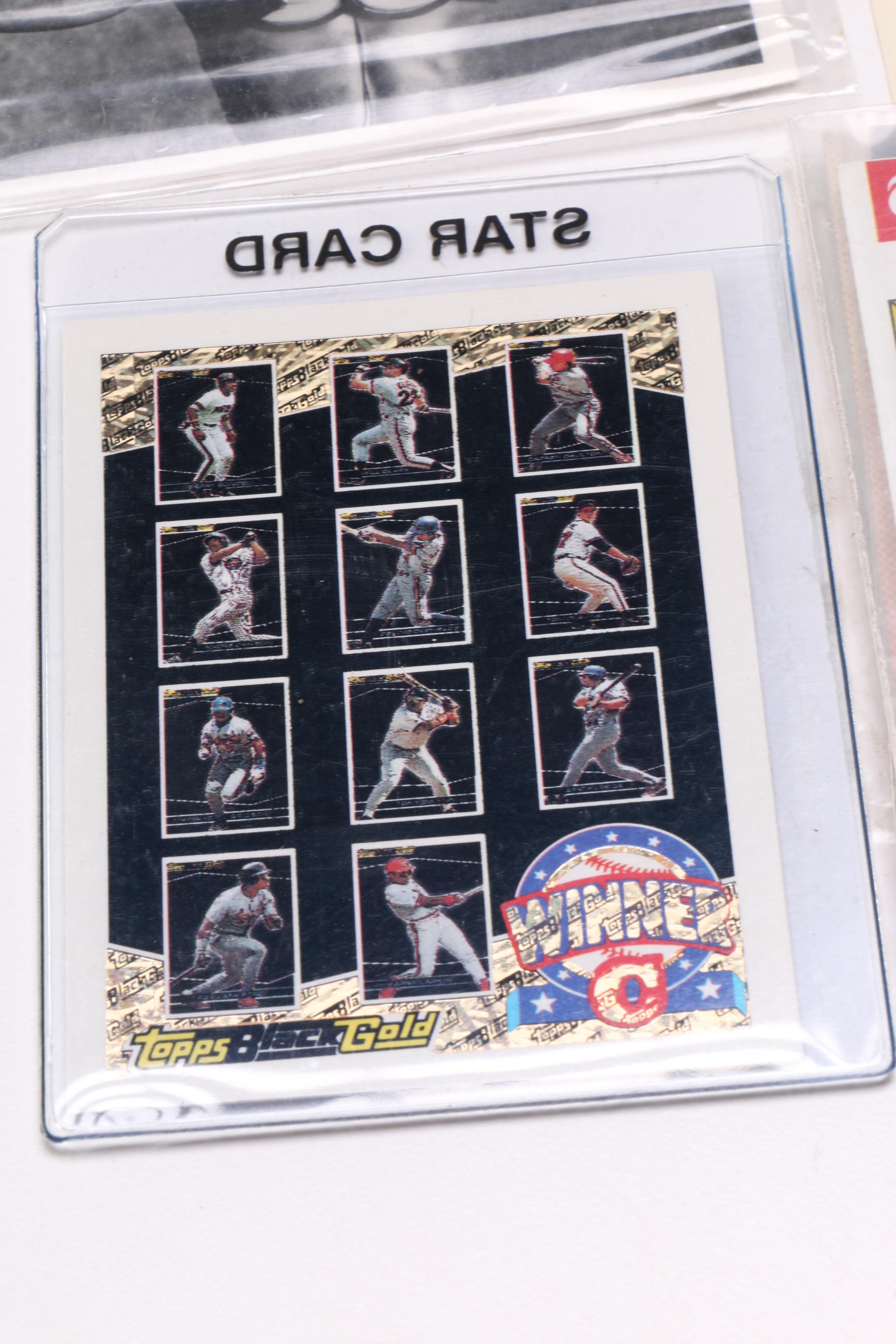 Assortment of Baseball and Basketball Cards