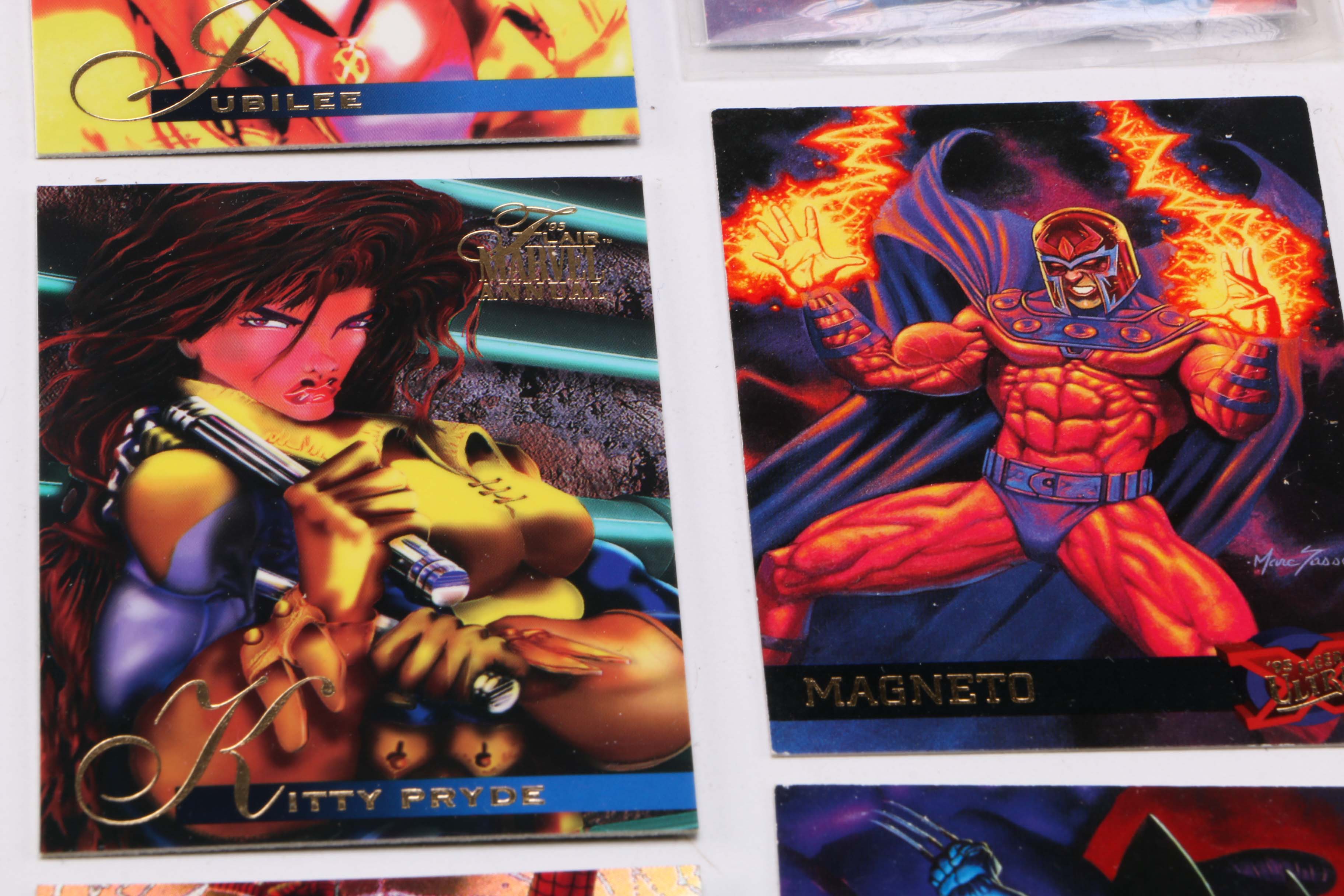 Collection of Comic Book Trading Cards