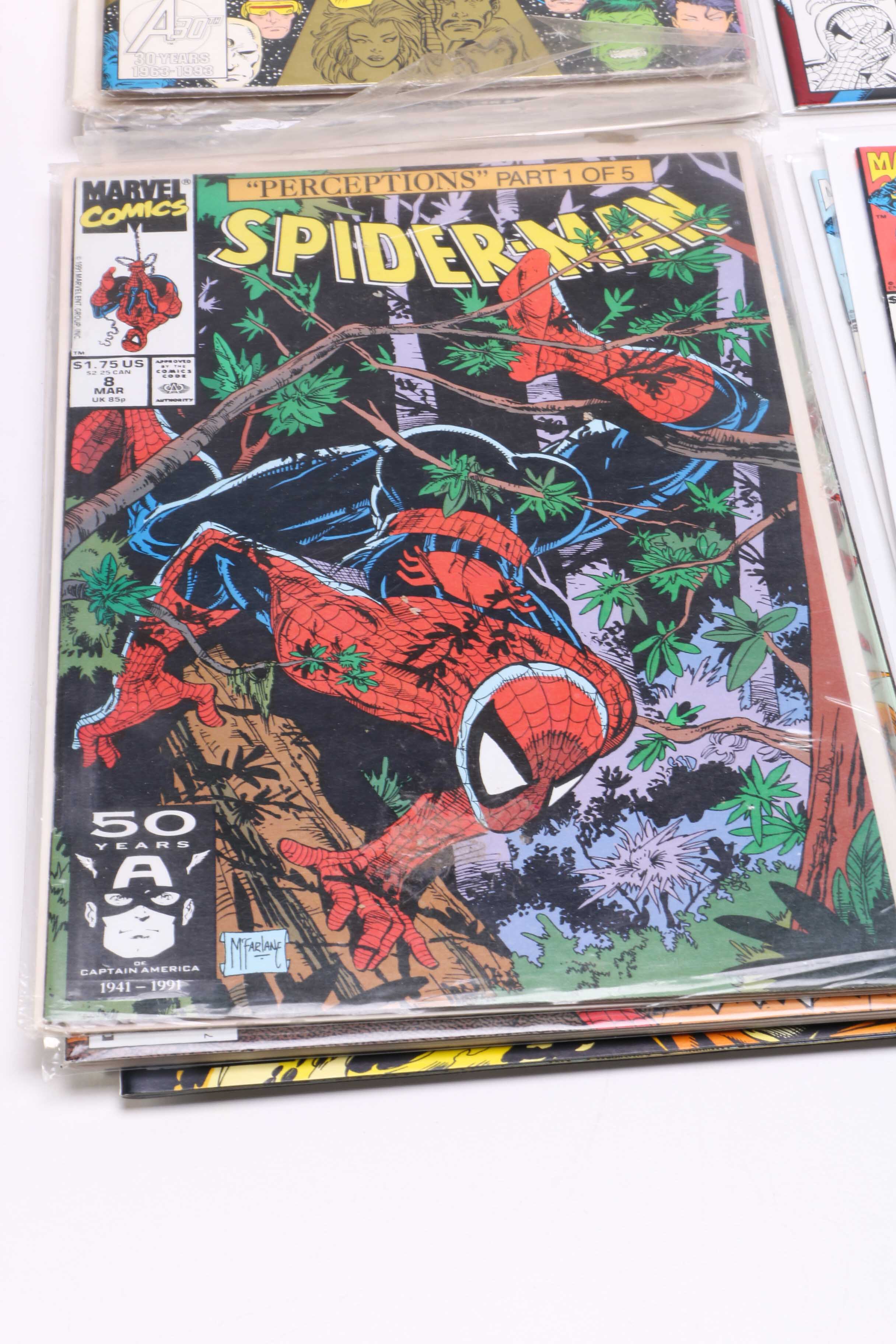Marvel Comics Including Spider-Man and Venom