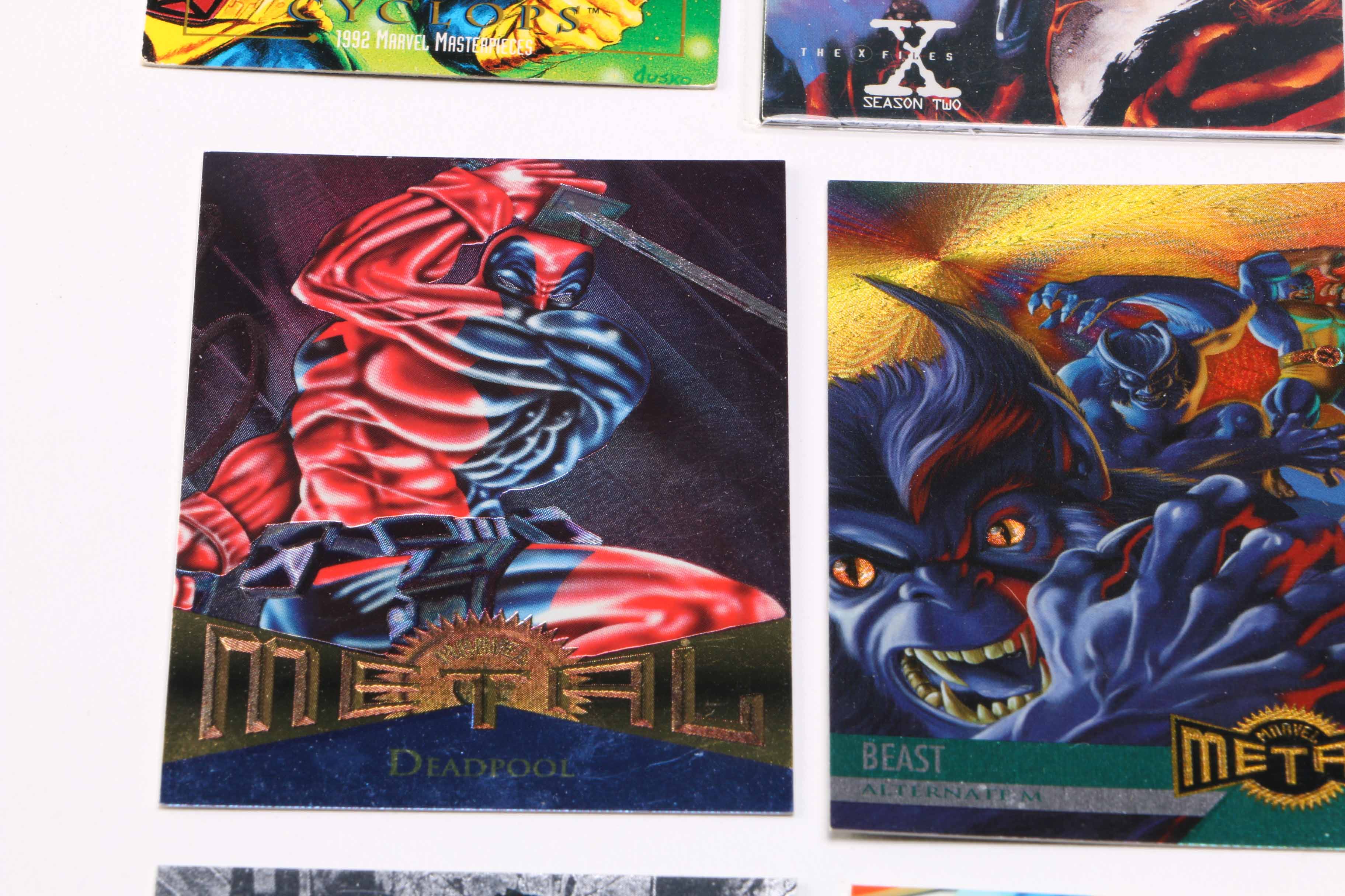 Collection of Comic Book Trading Cards