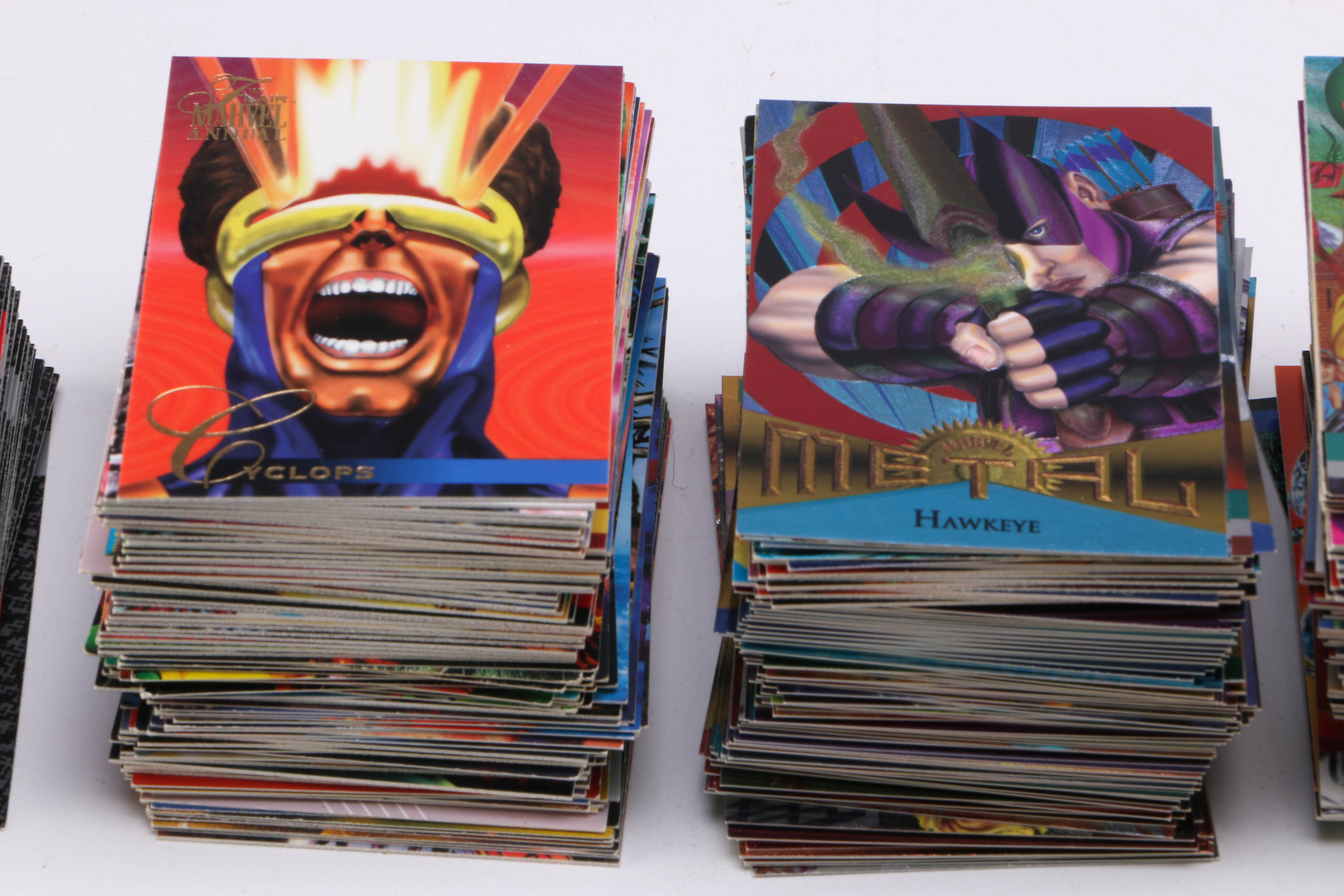 Collection of Comic Book Trading Cards