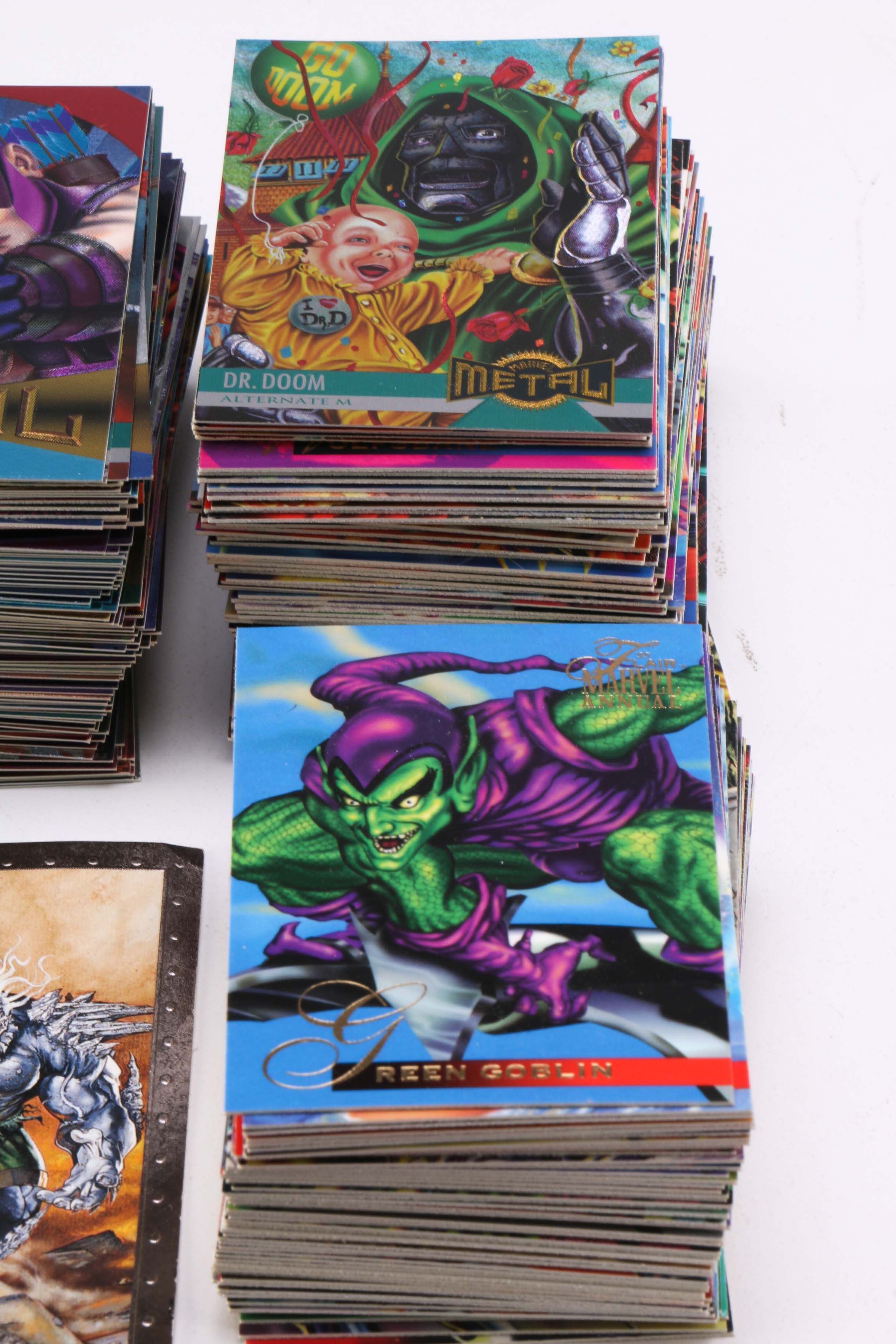 Collection of Comic Book Trading Cards