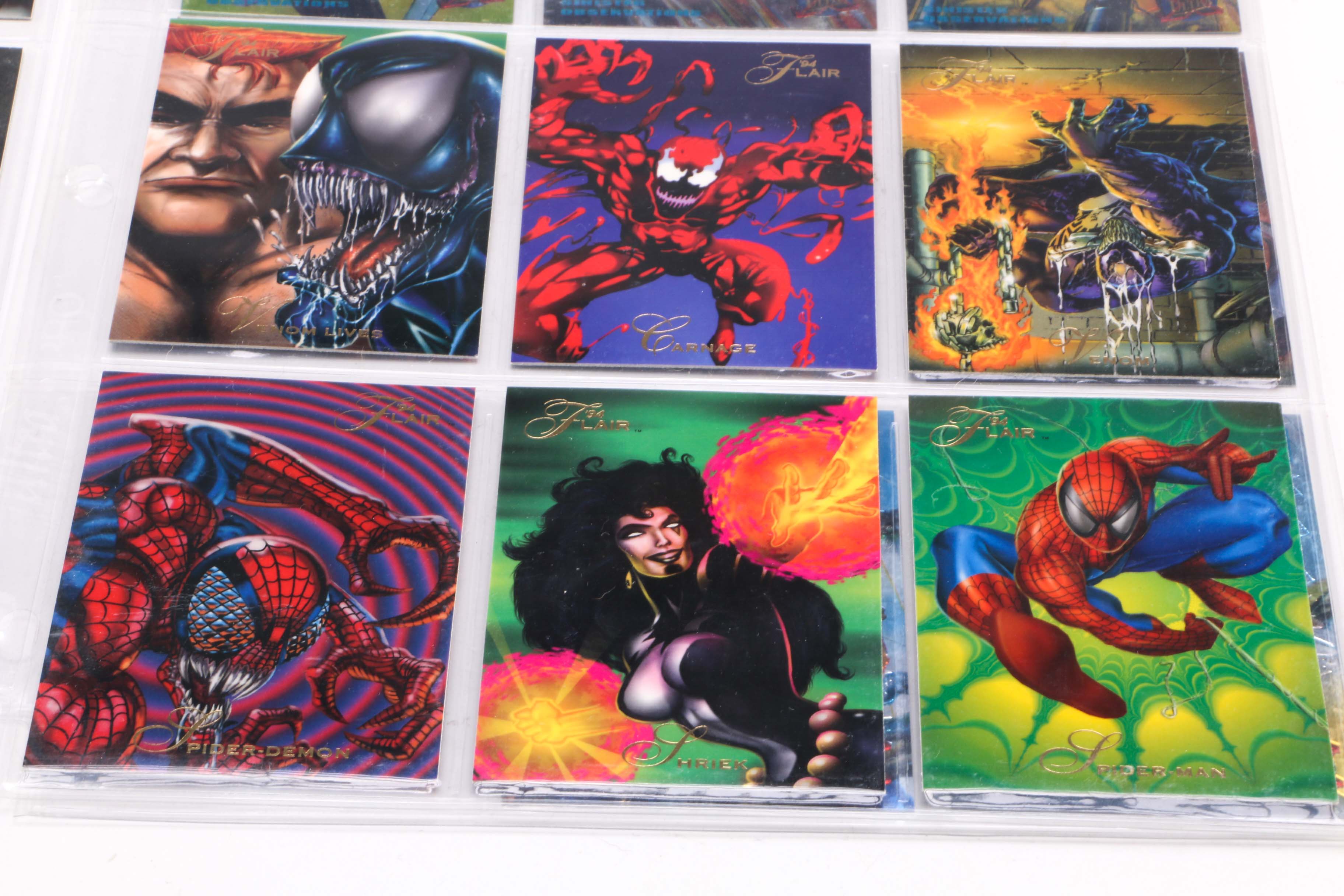 1994 Fleer Marvel Trading Cards Featuring "X-Men"