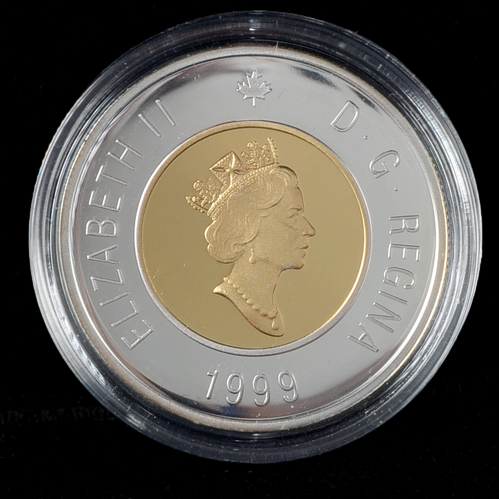 1999 Nunavut $2 Dollar Silver Proof Coin