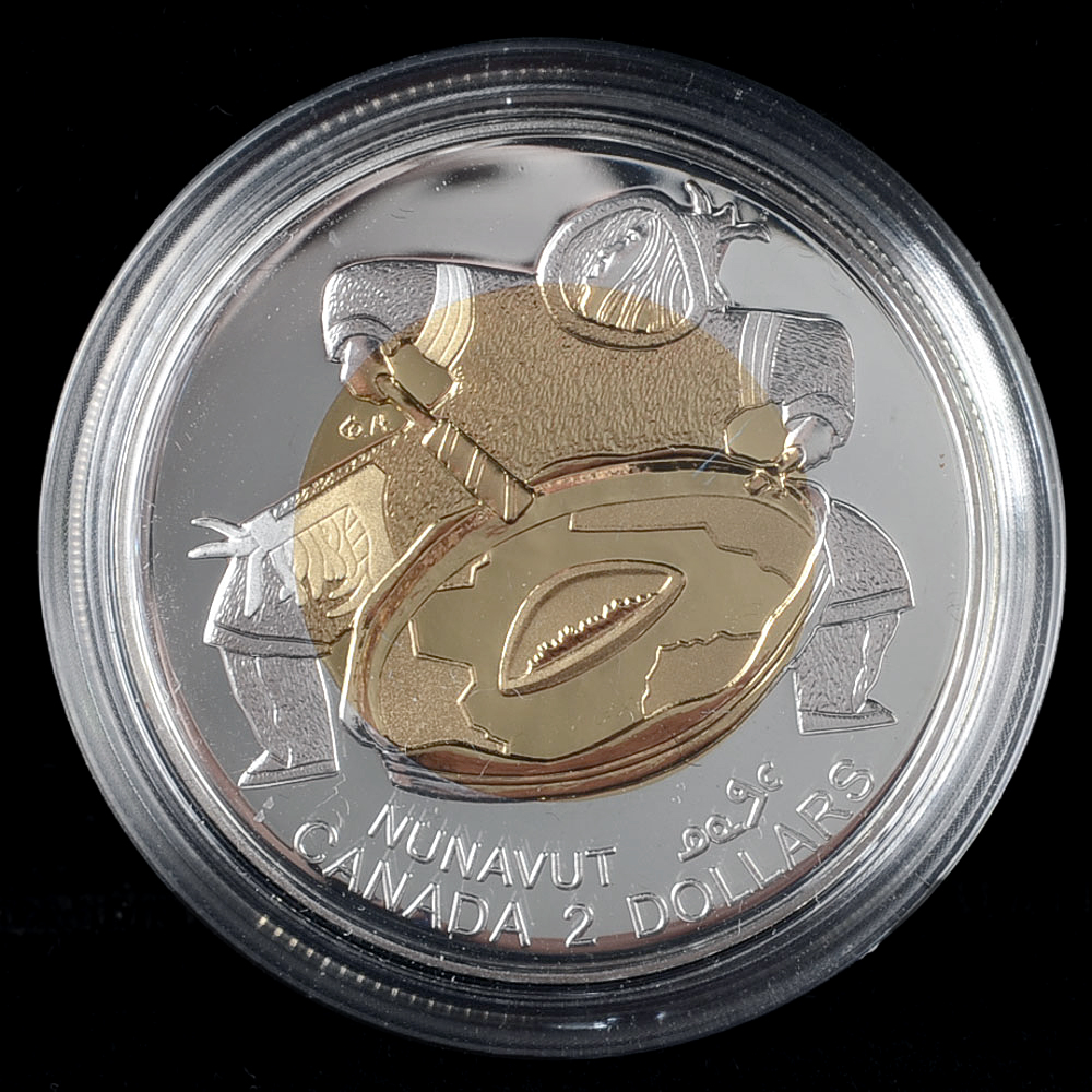 1999 Nunavut $2 Dollar Silver Proof Coin
