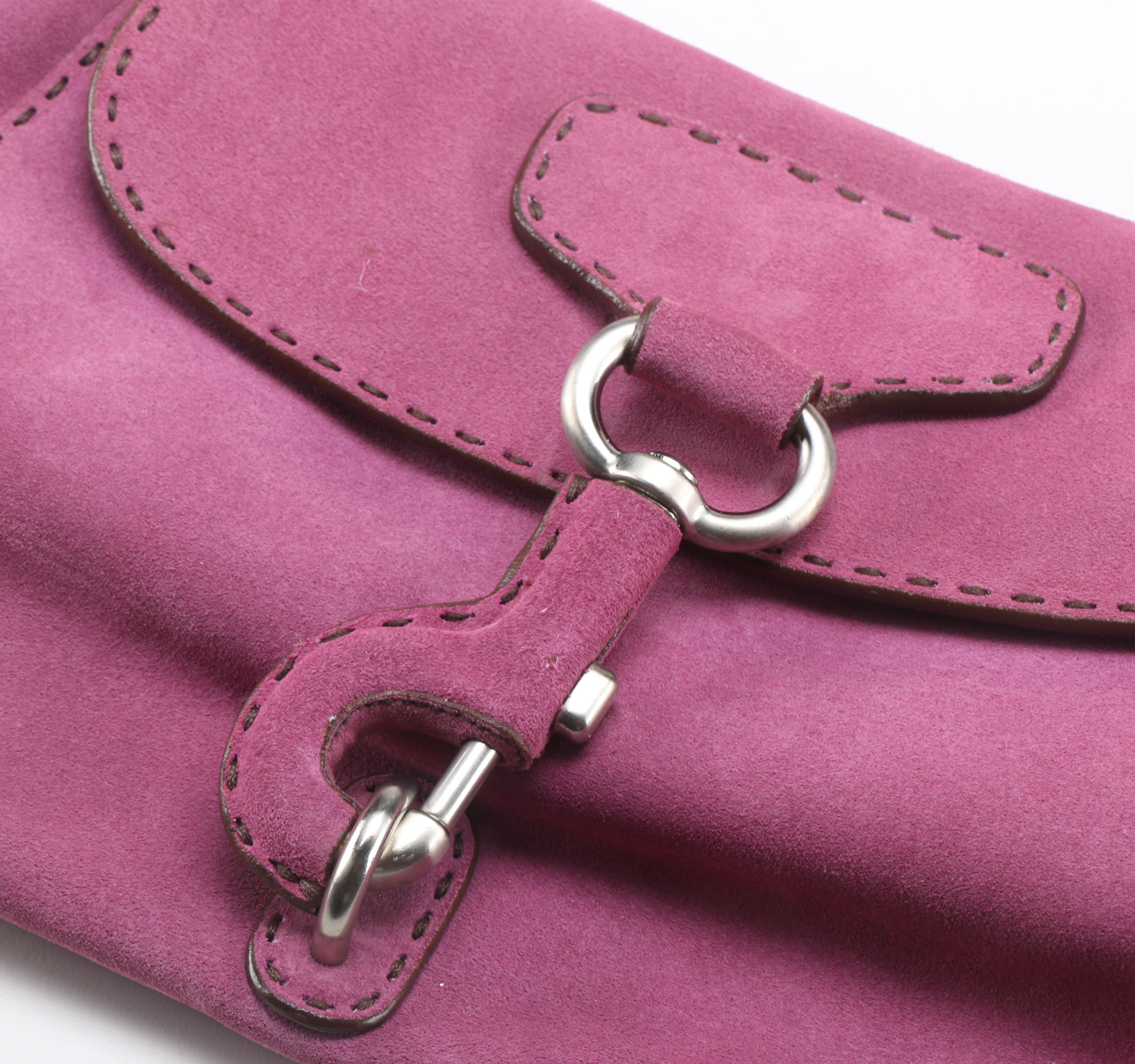 Pink Leather Prada Bag