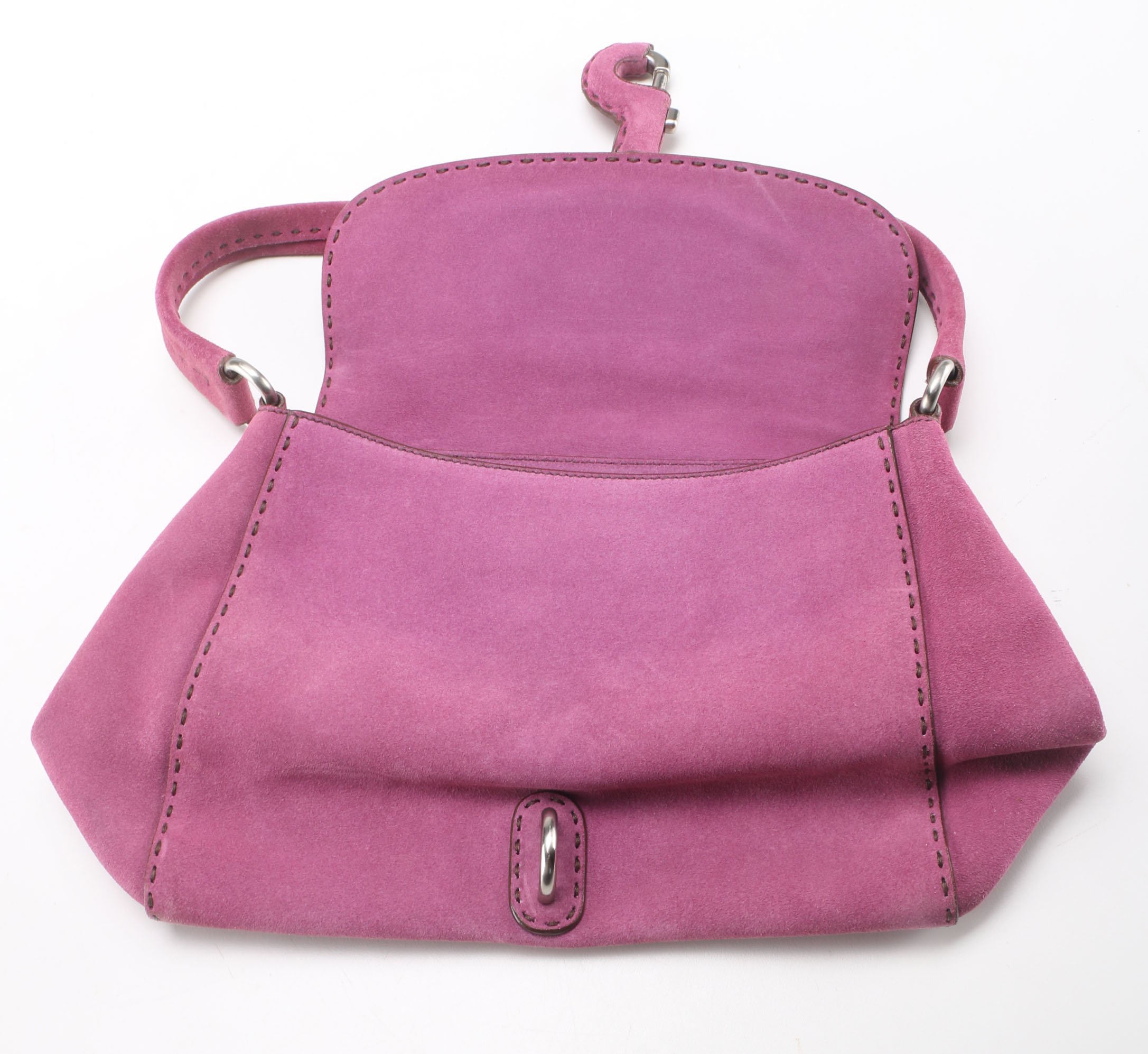 Pink Leather Prada Bag