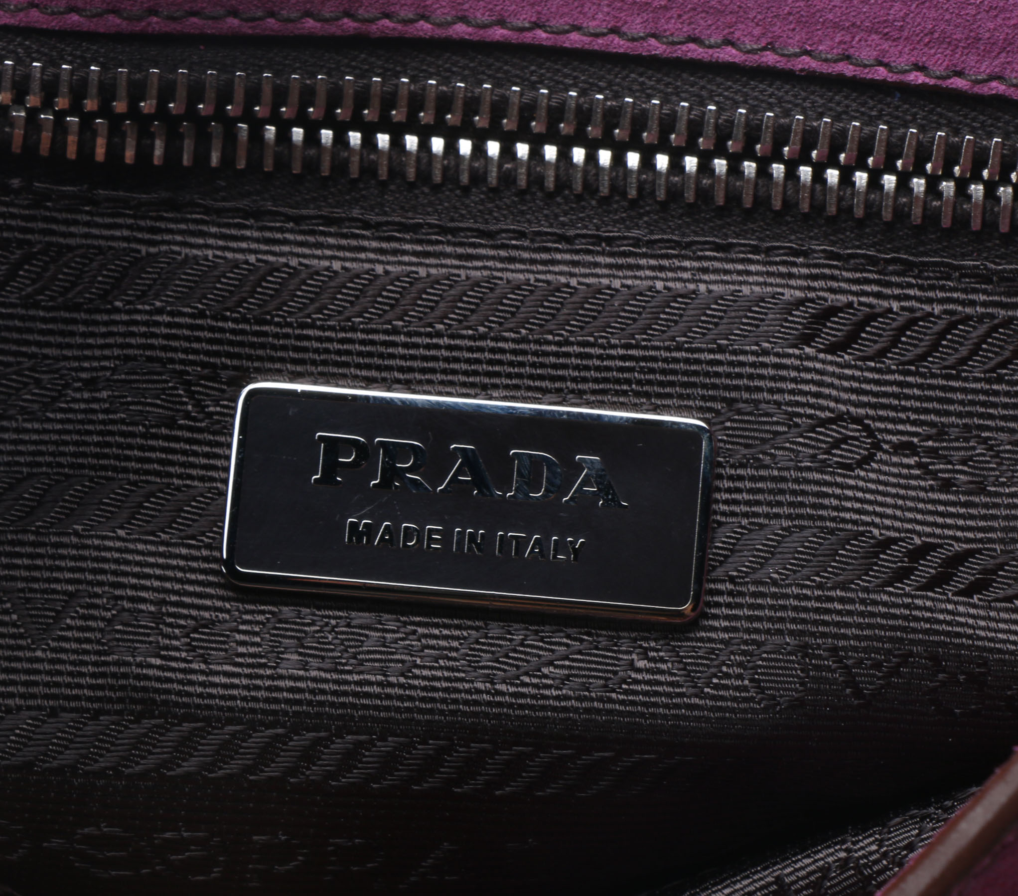 Pink Leather Prada Bag