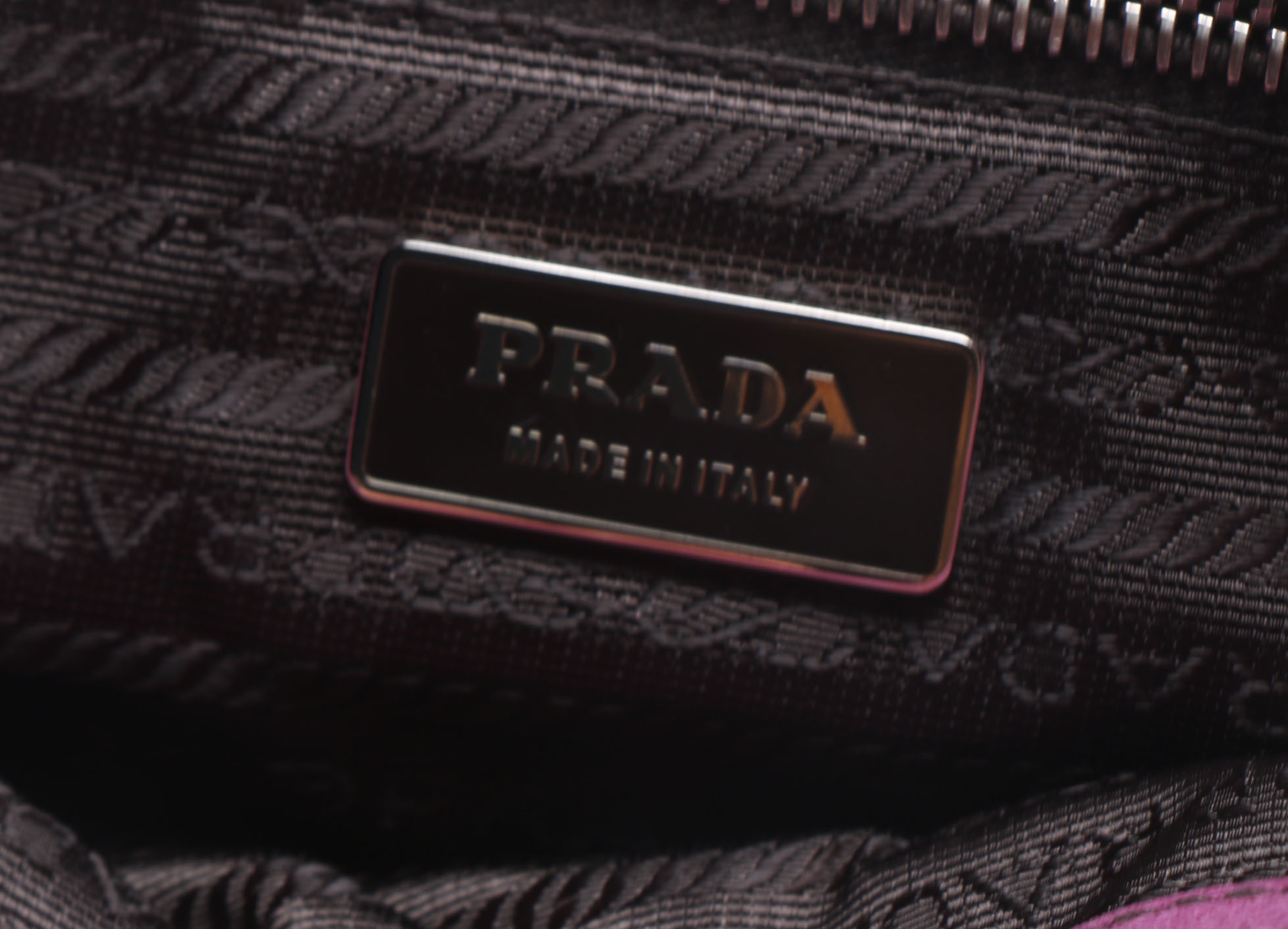 Pink Leather Prada Bag