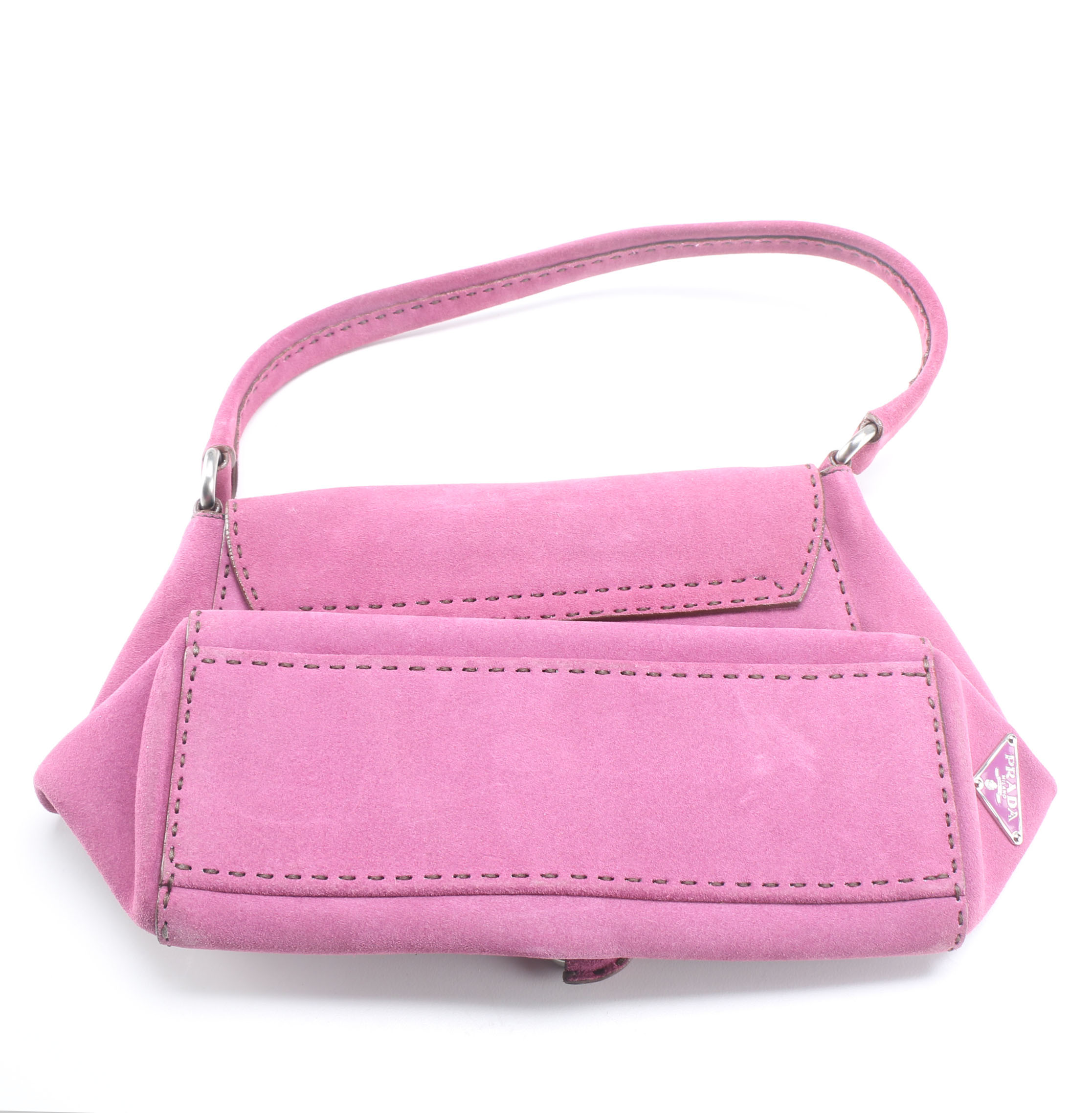 Pink Leather Prada Bag