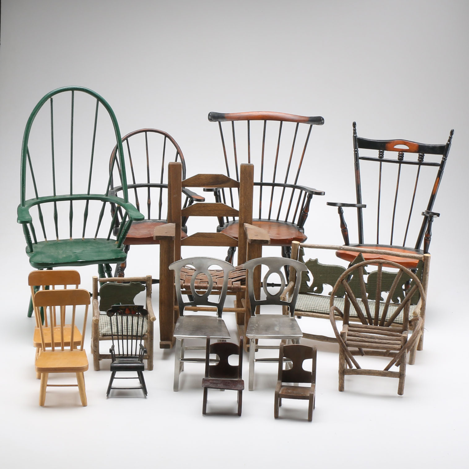 Collection of Miniature Chairs