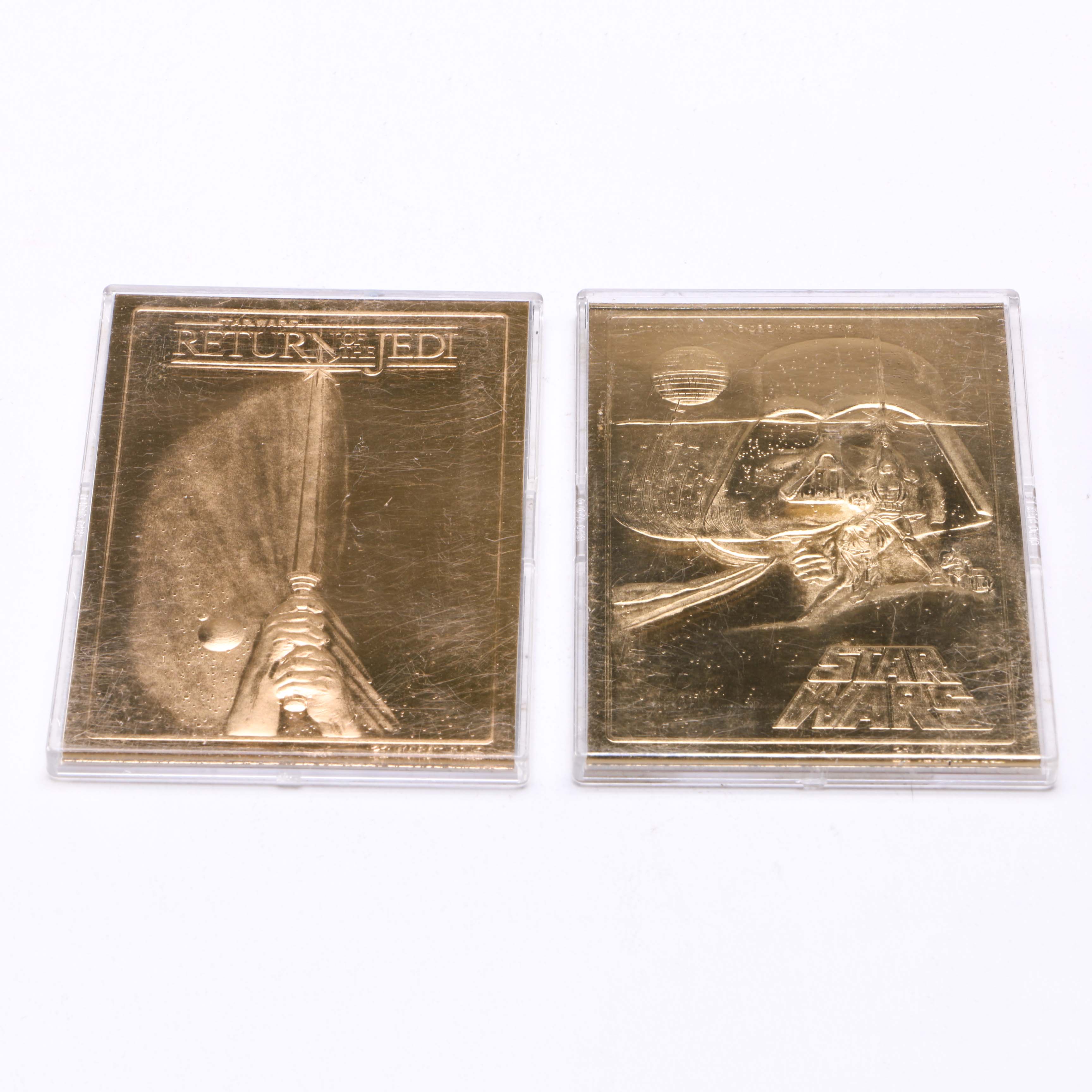 "Star Wars" Limited Edition Gold Collectible Cards
