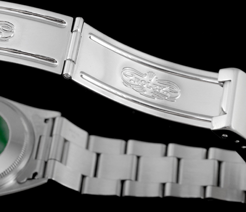 Men's Rolex Perpetual Air-King Stainless Steel White Roman Automatic Watch