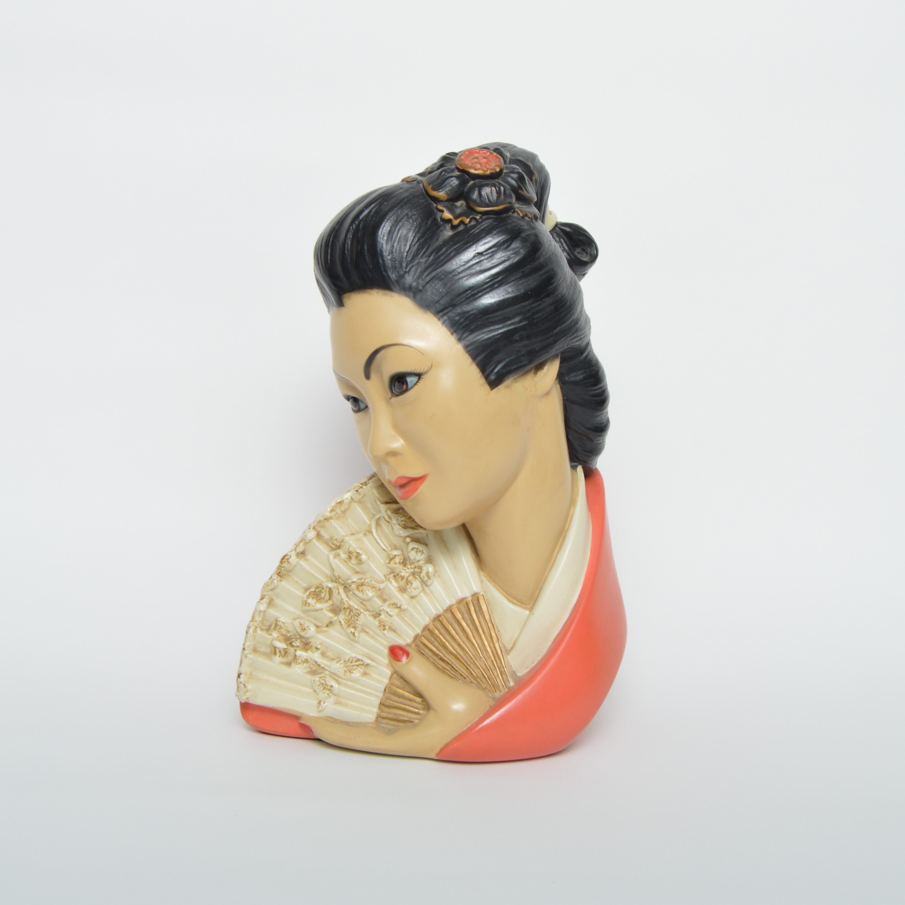 1965 Marwal Ind. Inc. By Brower Chalkware Bust