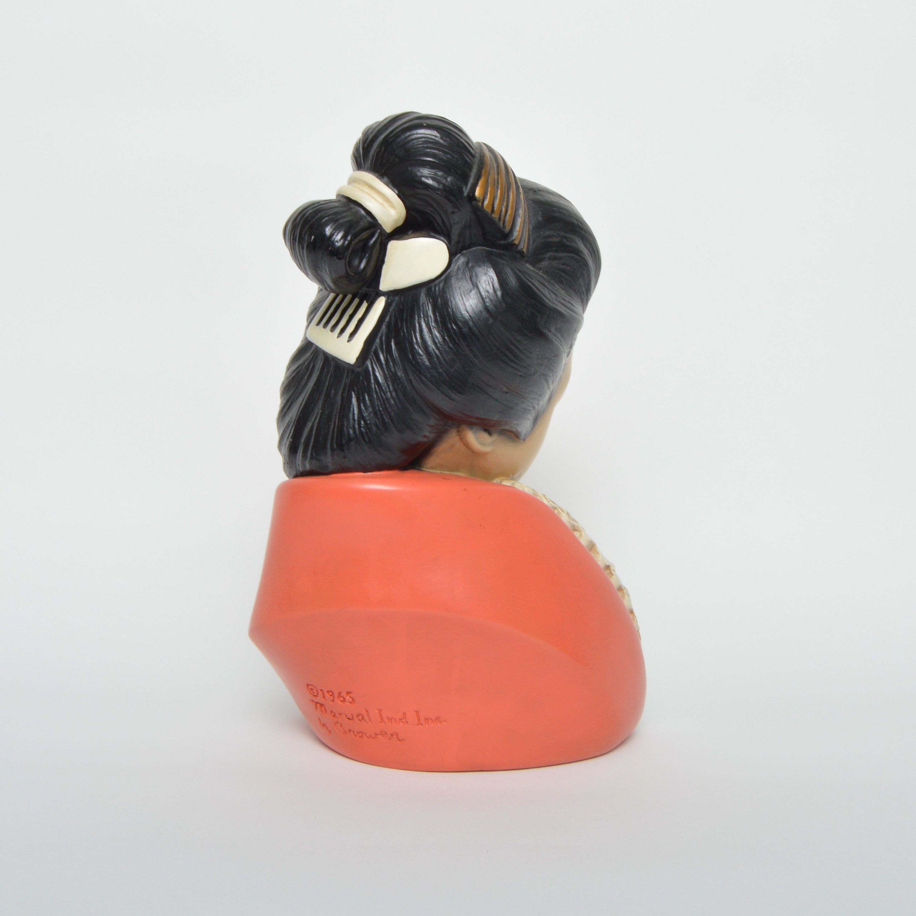 1965 Marwal Ind. Inc. By Brower Chalkware Bust