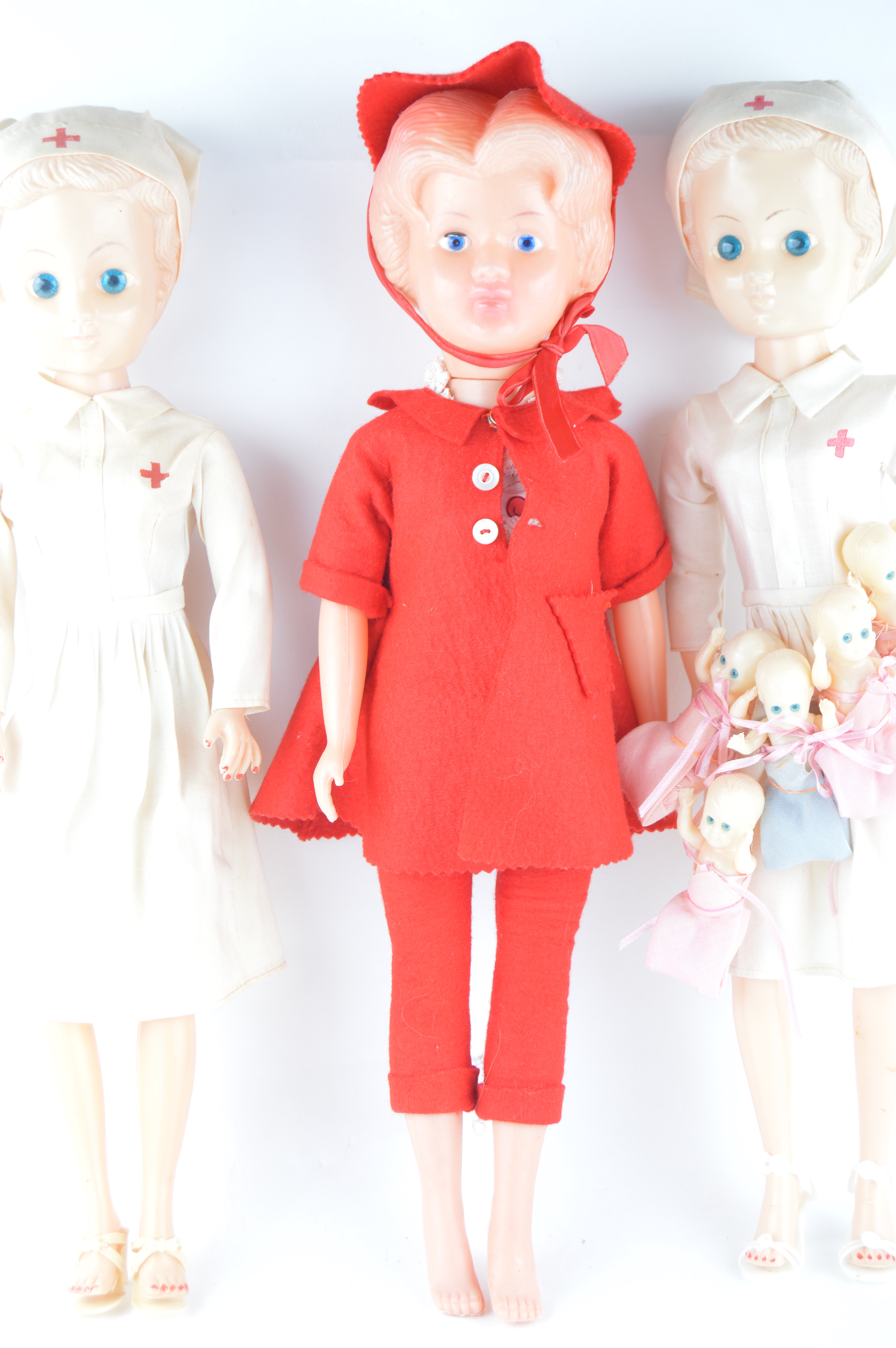 Assortment of Vintage Plastic Dolls