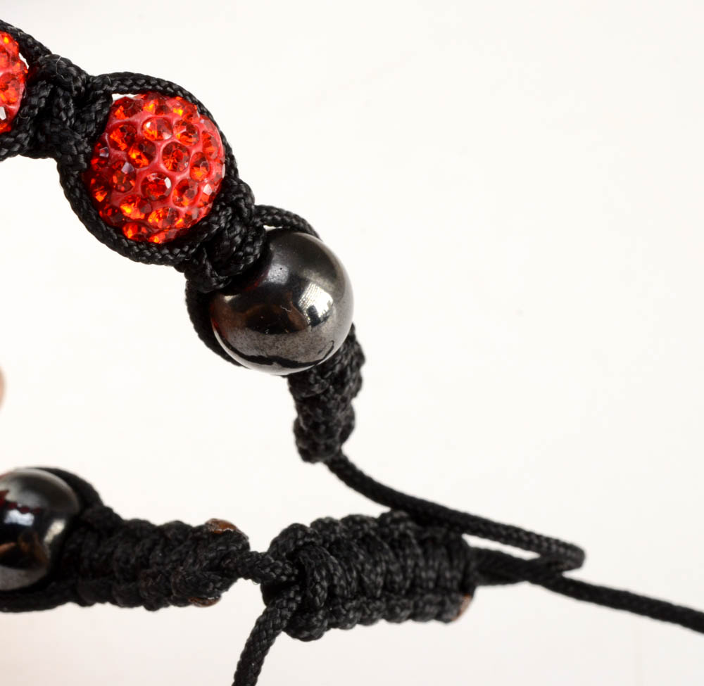 Group of Three Crystal Bead Bracelets