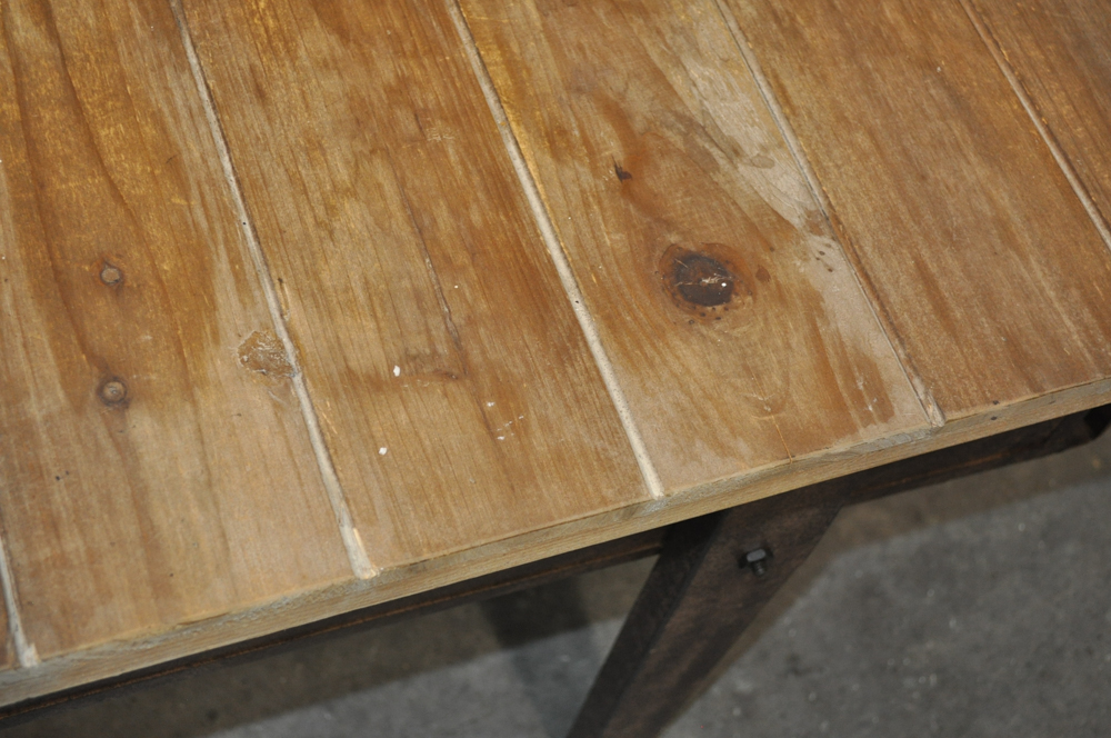 Rustic Coffee Table on Wheels