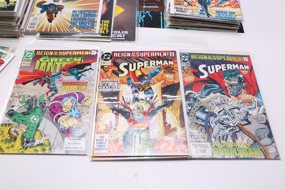 DC "Superman" Comics Including 1992 "Death of Superman" Collectors' Items