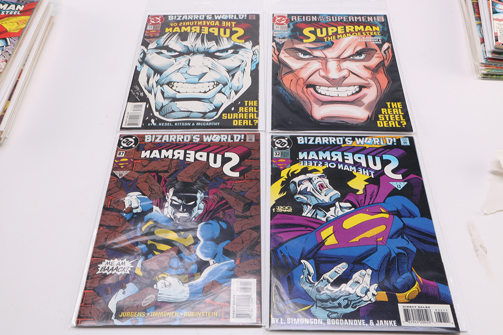 DC "Superman" Comics Including 1992 "Death of Superman" Collectors' Items