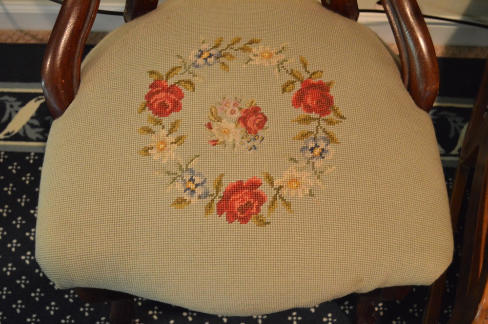 Two Vintage Wood Chairs