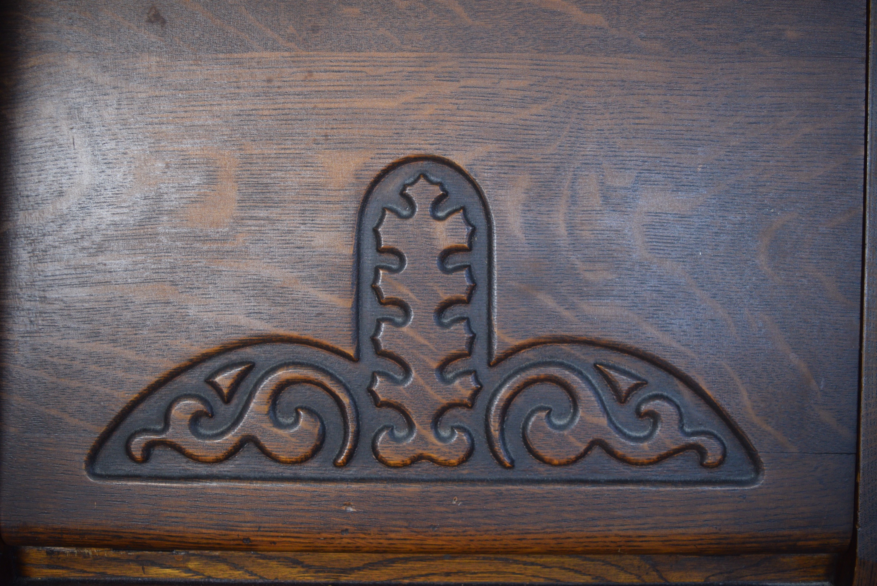 Victorian Curio with Secretary Desk