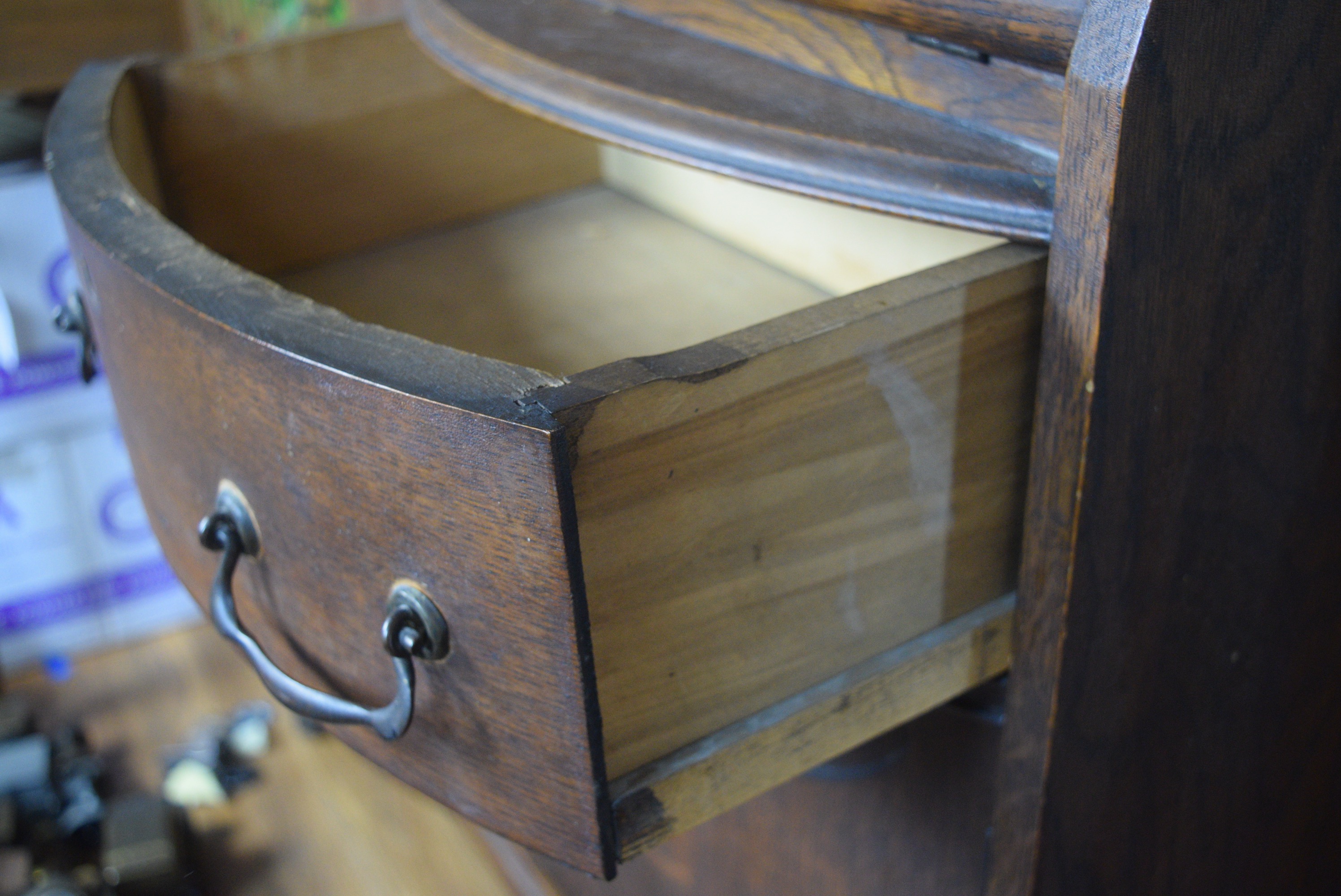 Victorian Curio with Secretary Desk