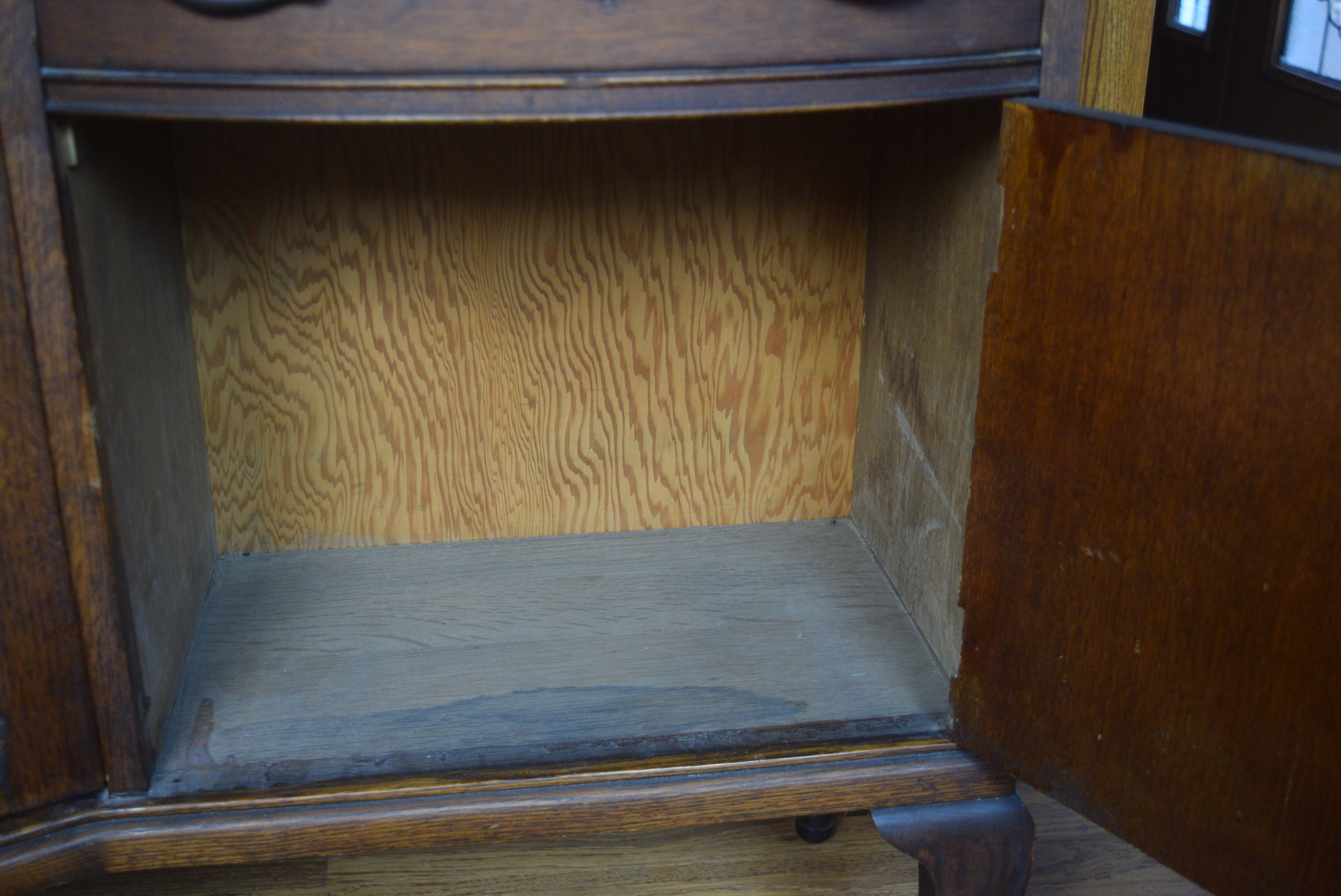 Victorian Curio with Secretary Desk