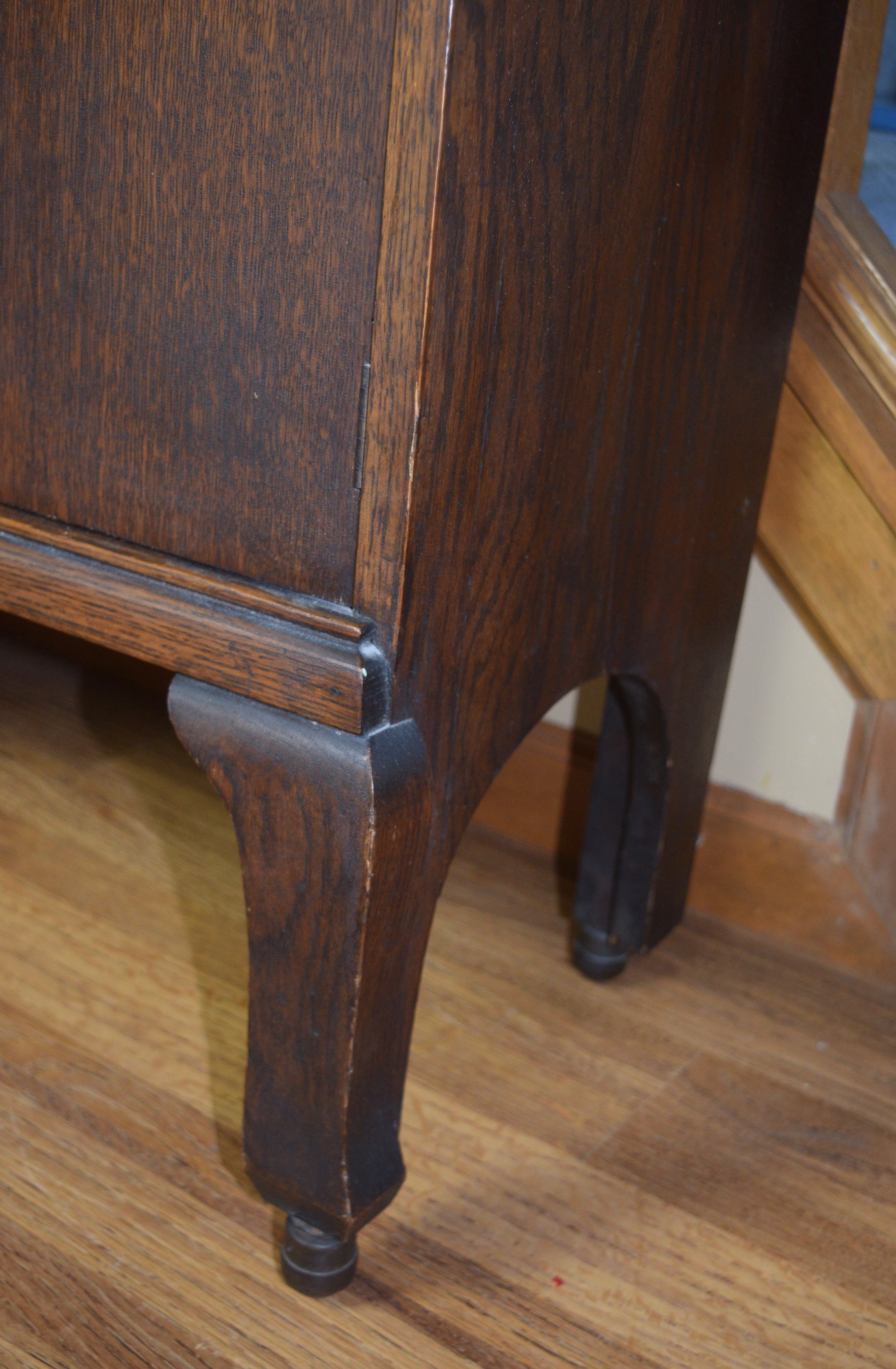 Victorian Curio with Secretary Desk