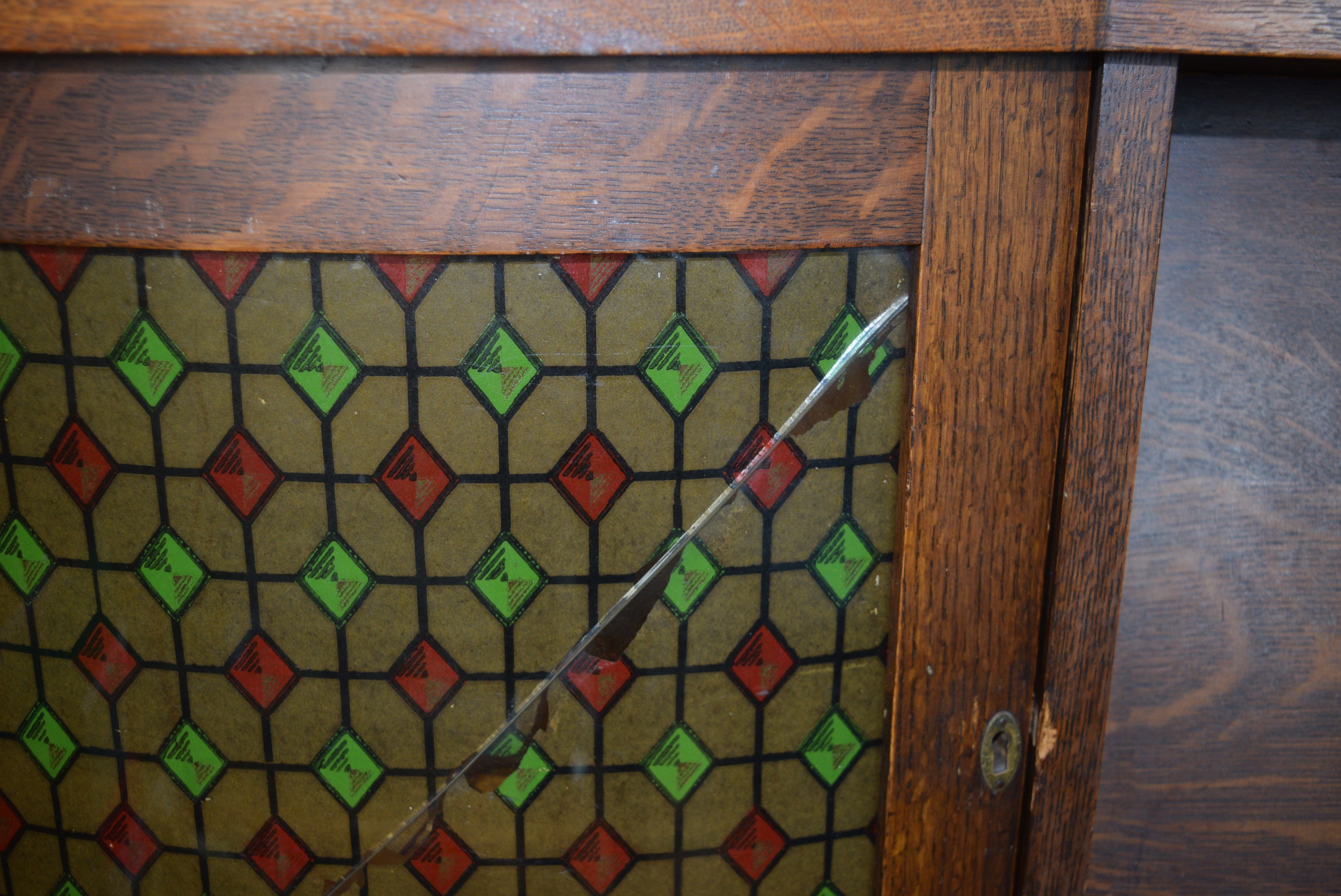 Victorian Curio with Secretary Desk