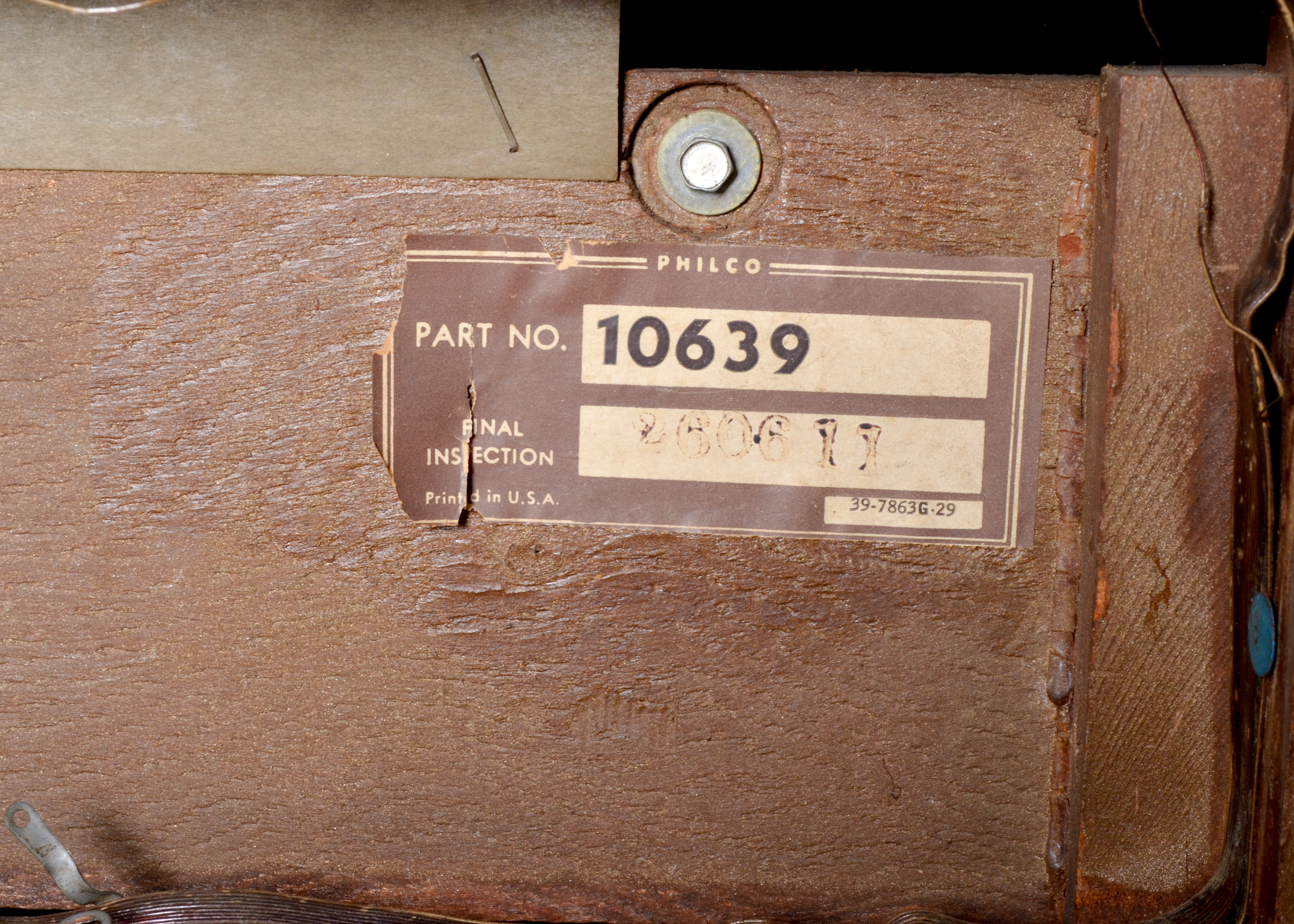 Vintage Philco Radio