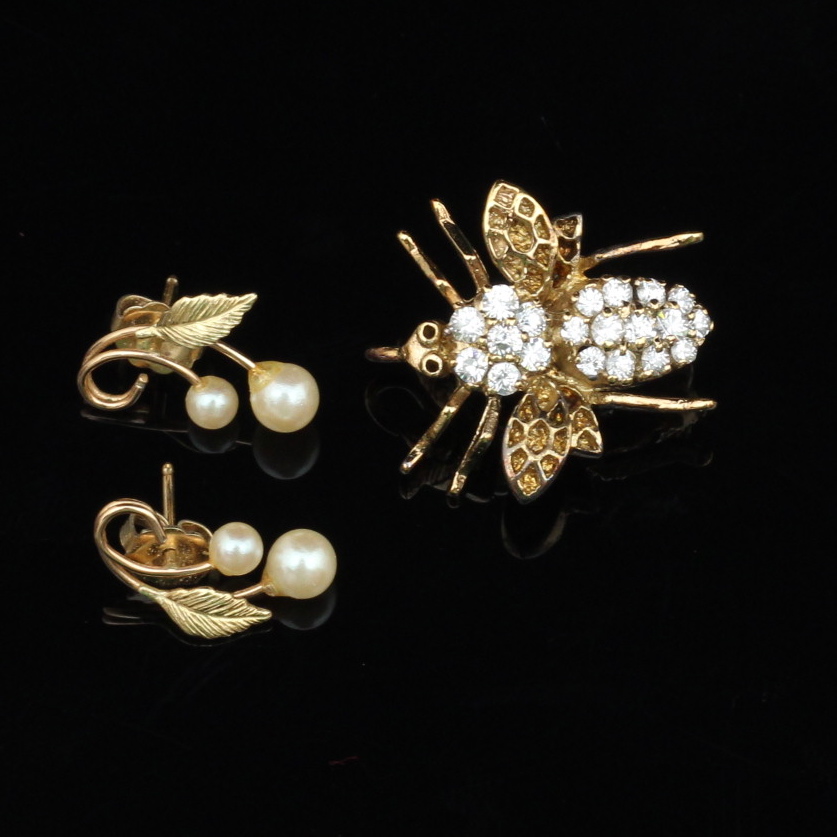 Vintage and Contemporary Gold Plate Jewelry