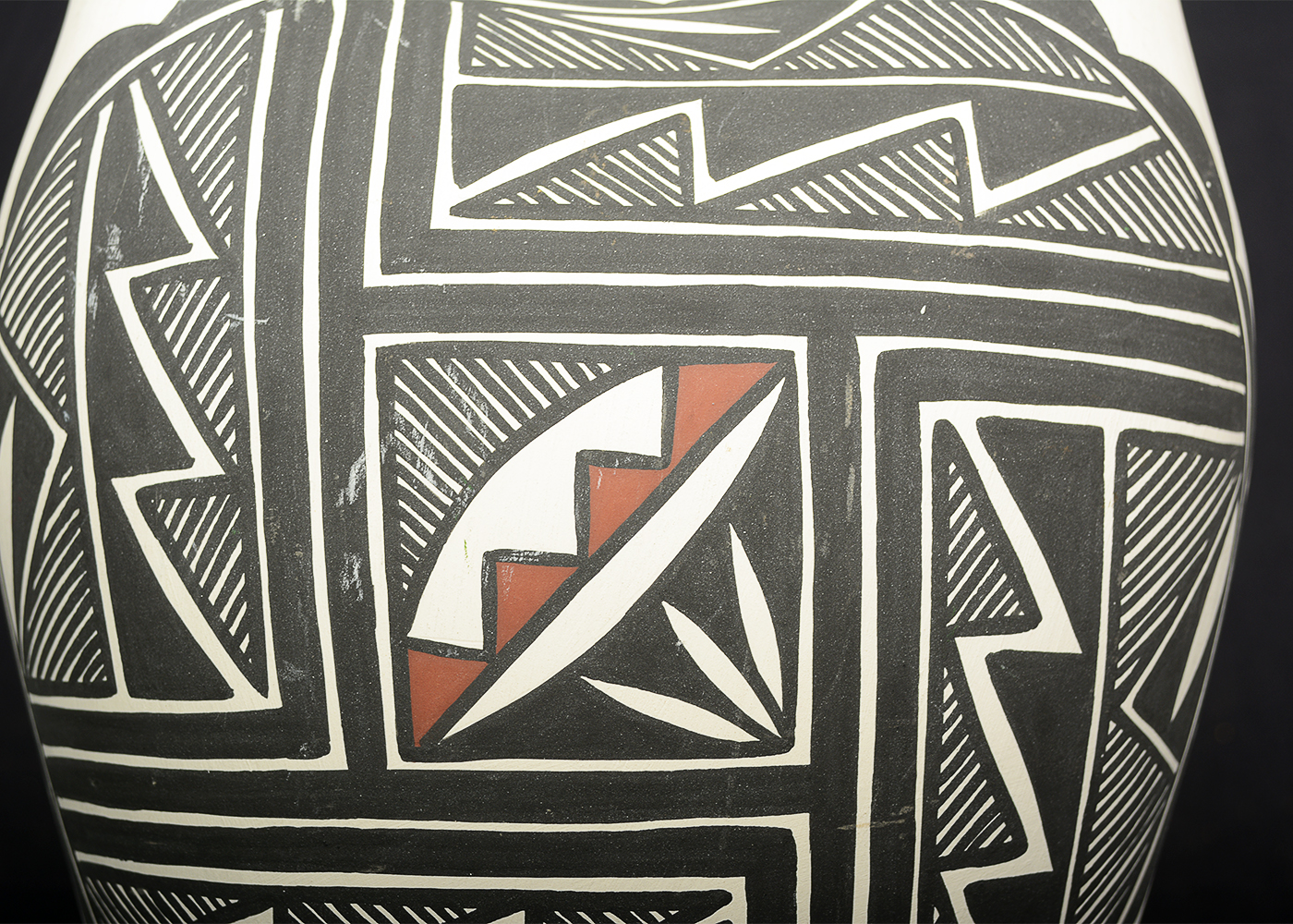 Signed Native American Wedding Vase