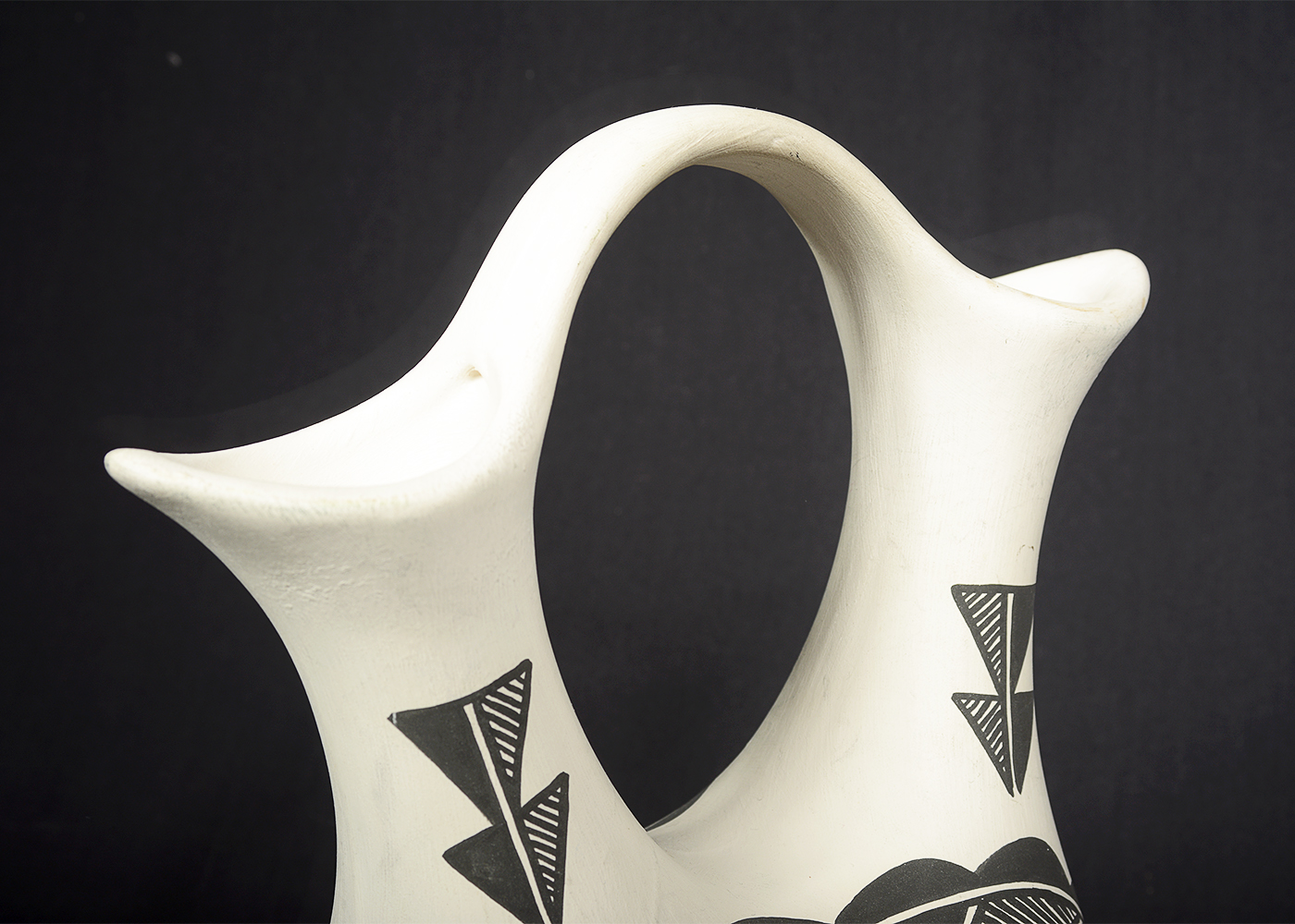 Signed Native American Wedding Vase