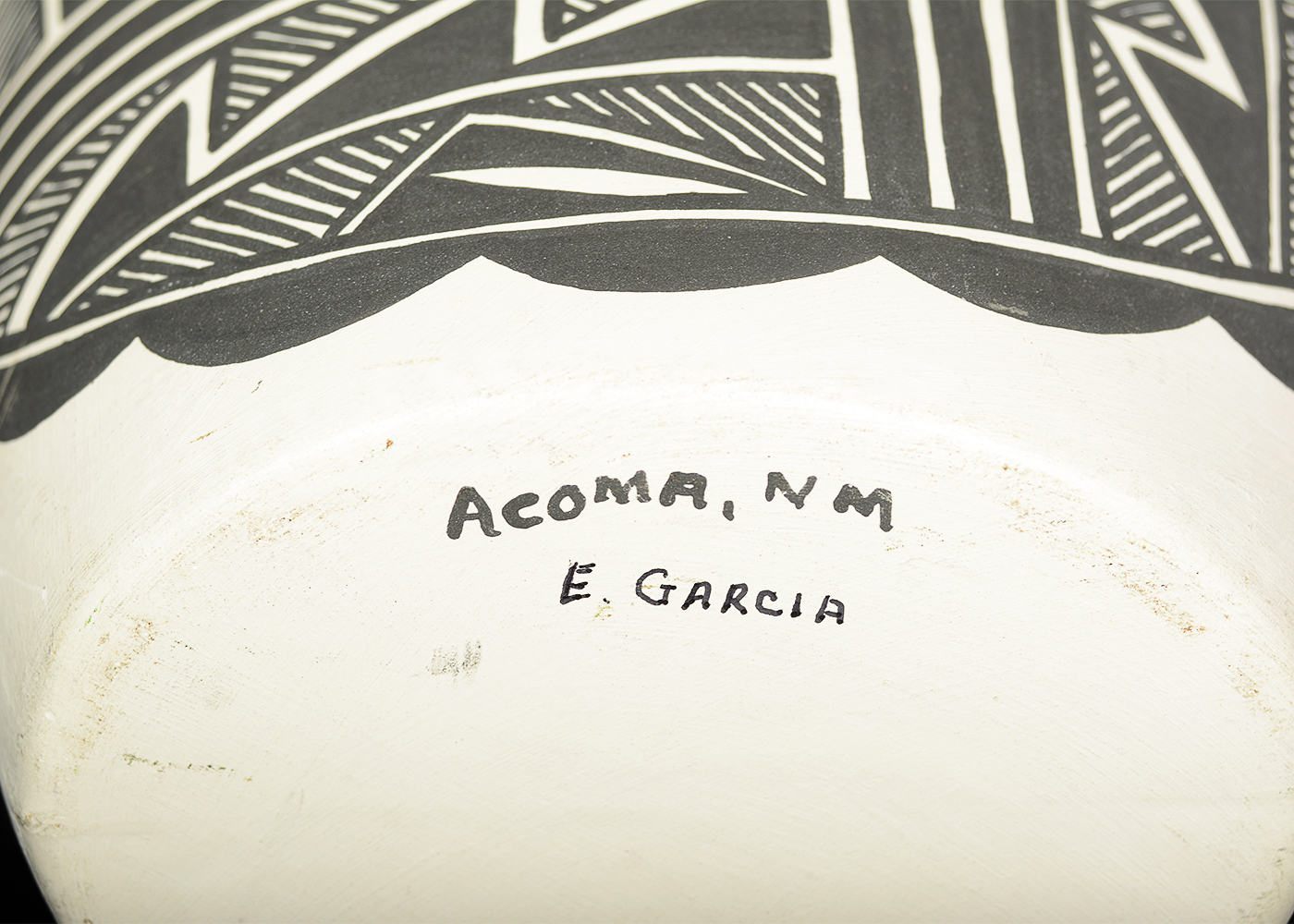 Signed Native American Wedding Vase