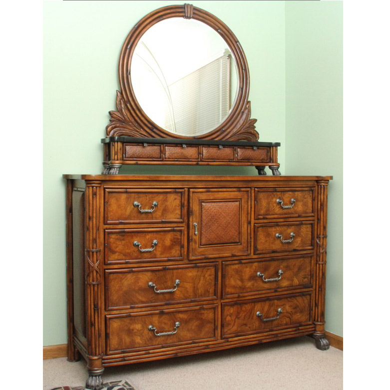 American Signature "West Indies" Dresser with Mirror