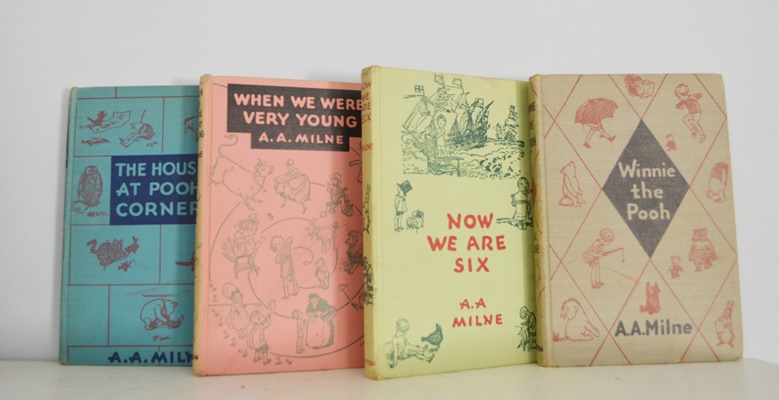 Four Winnie The Pooh Hardcover Books