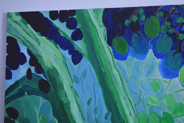 Stallard Signed Birds Nest Oil Painting